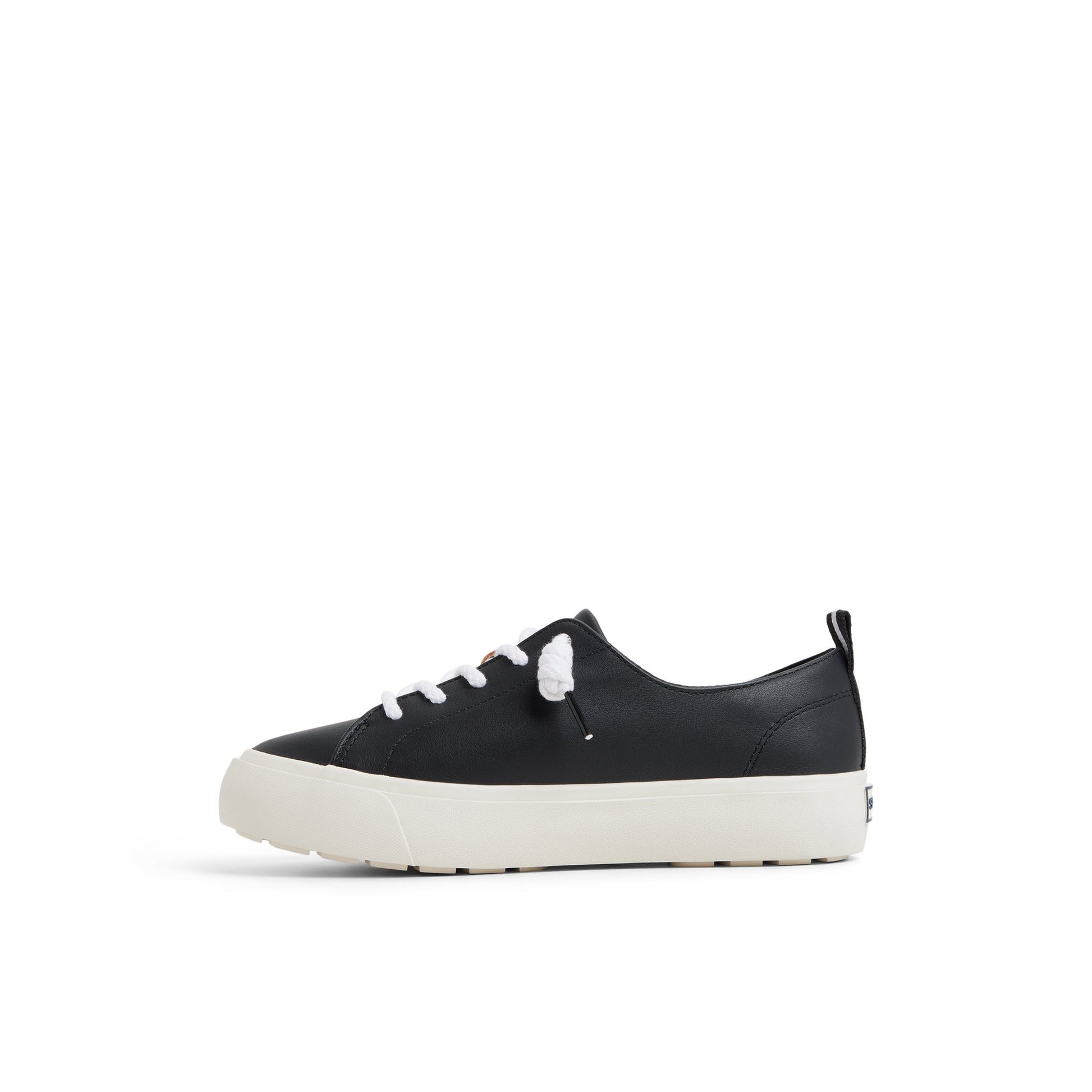 Three-quarter angle of Black Cove Lace to Toe Sneaker Low Top Sneakers's back side