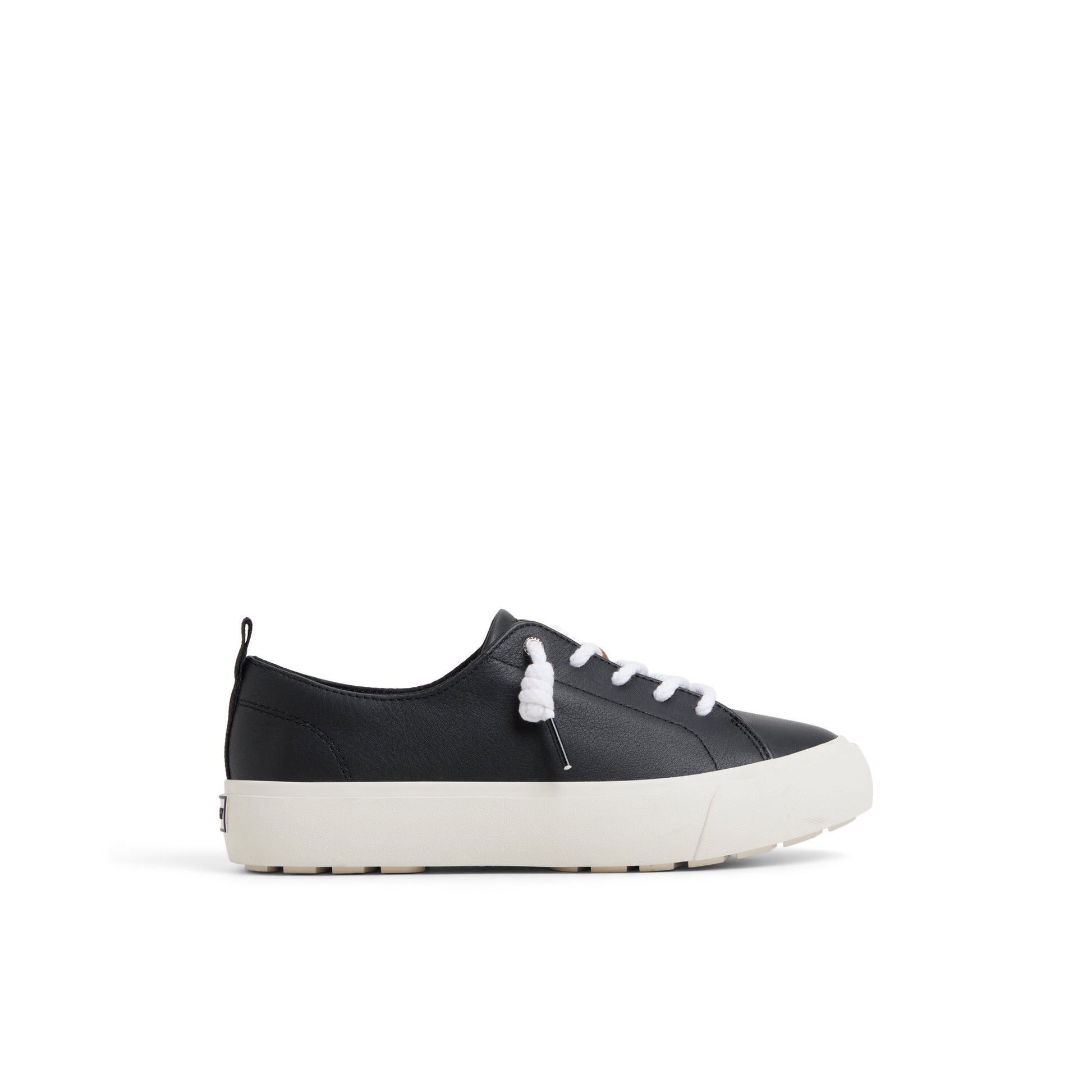 Main View of Black Cove Lace to Toe Sneaker Low Top Sneakers for Womens