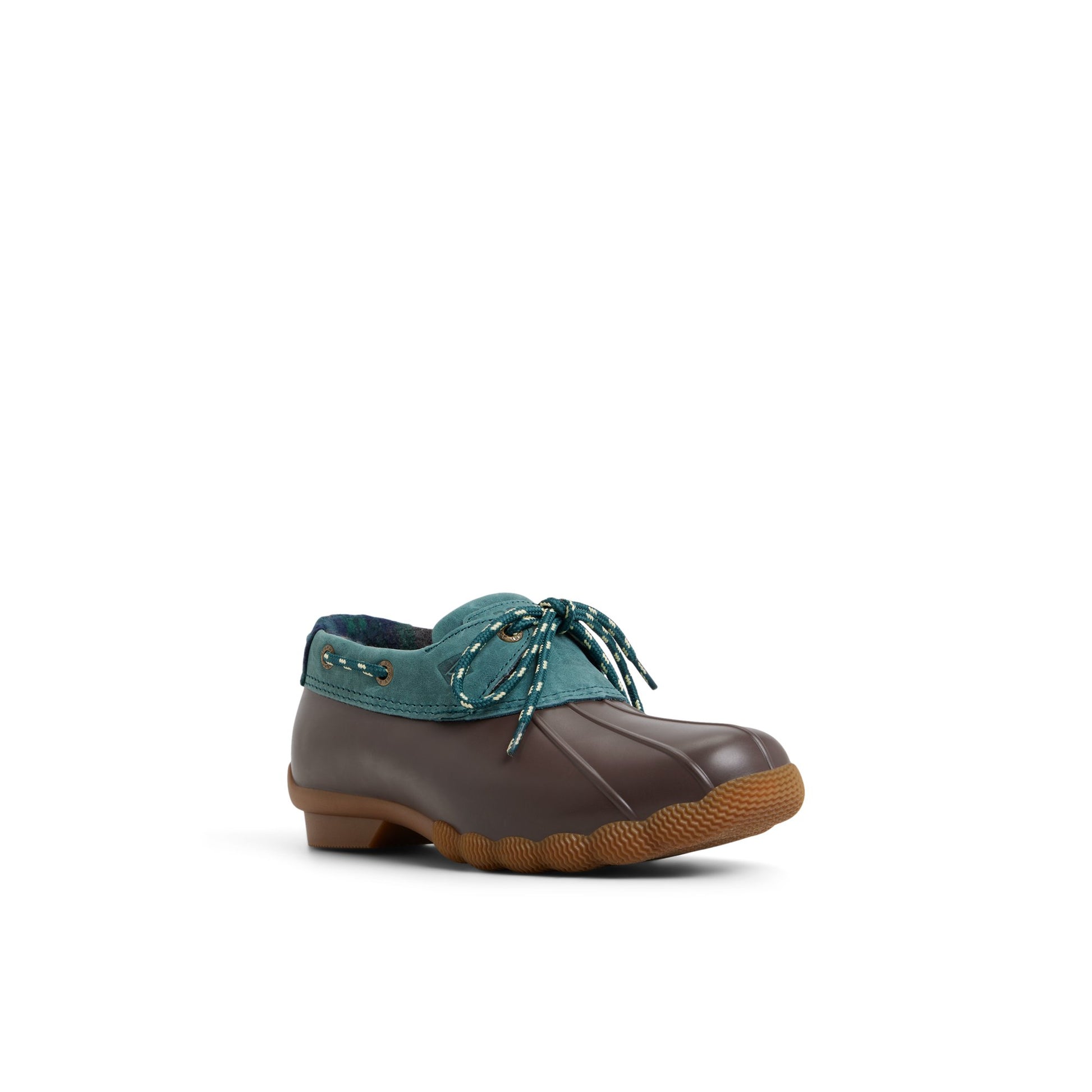 Side view of Dark brown Saltwater™ 1 Eye Duck Shoe Duck Boots