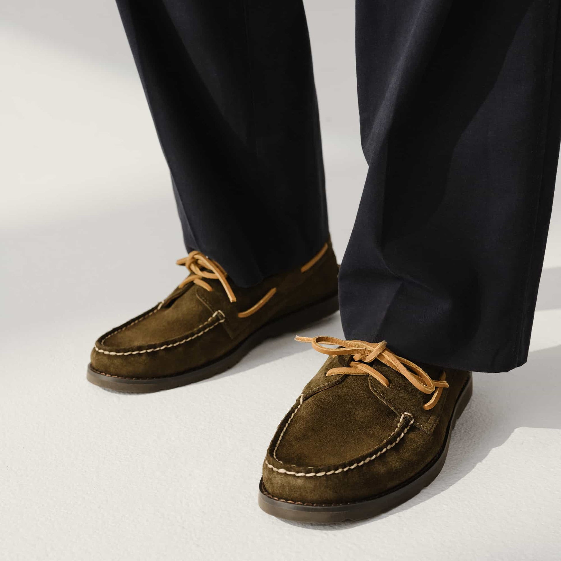 Product media for Authentic Original™ 2-Eye Ripple Lug Boat Shoe