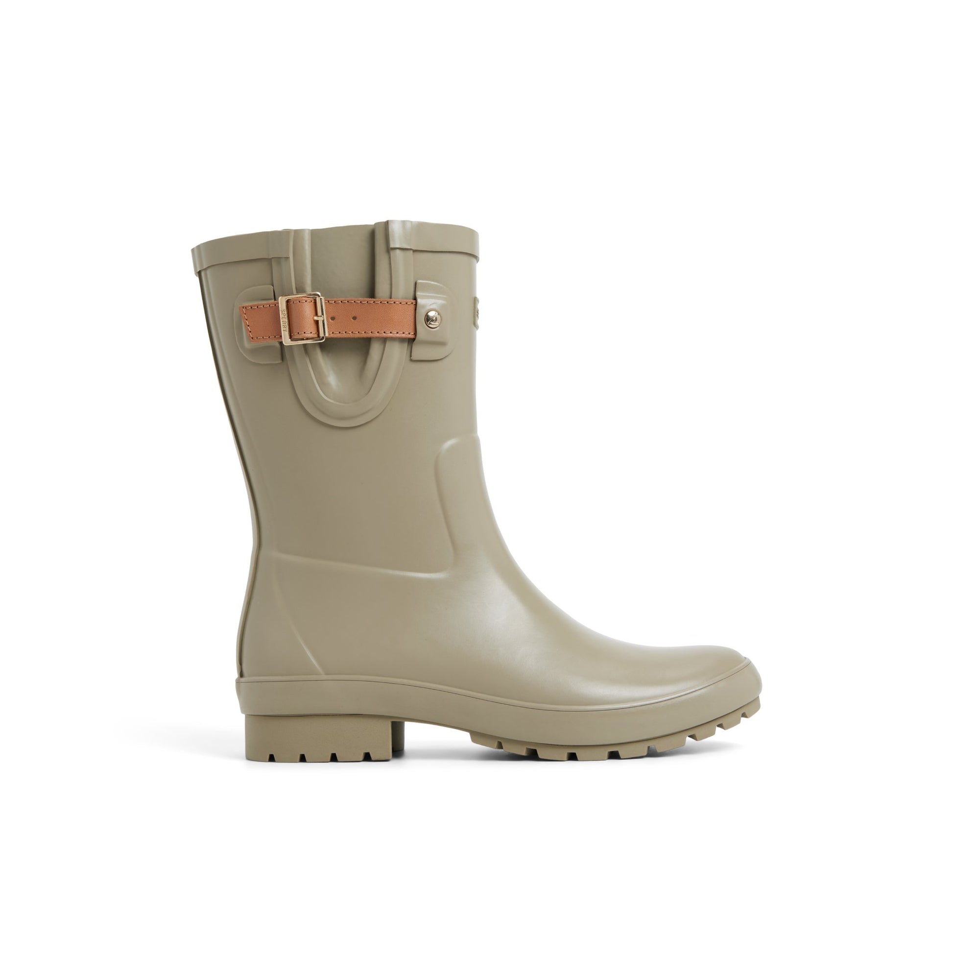Main View of Sage Drizzle Mid Calf Rain Boot Duck Boots for Womens
