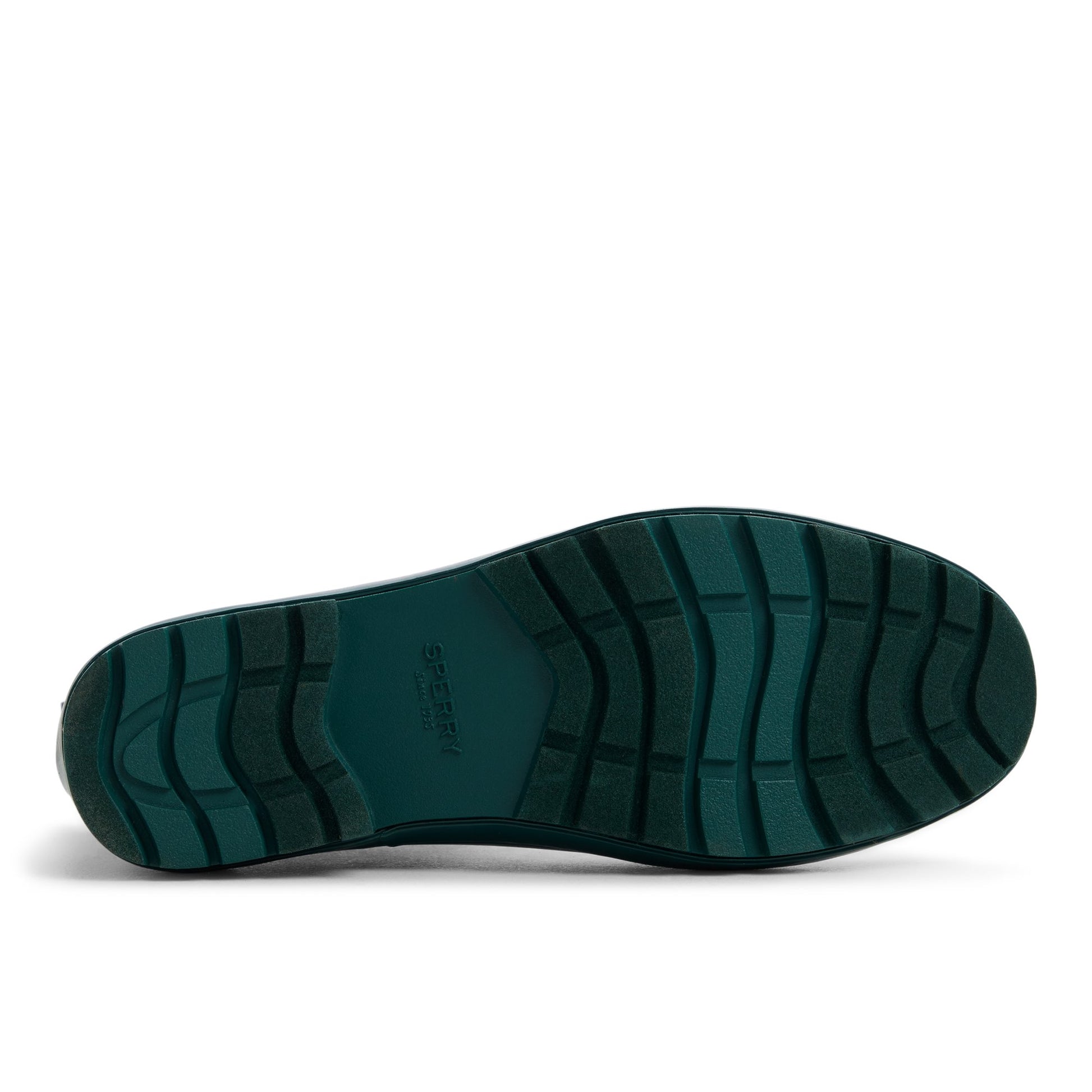 Close-up of the Pine green Drizzle Chelsea Rain Boot Chelsea Rain Boot