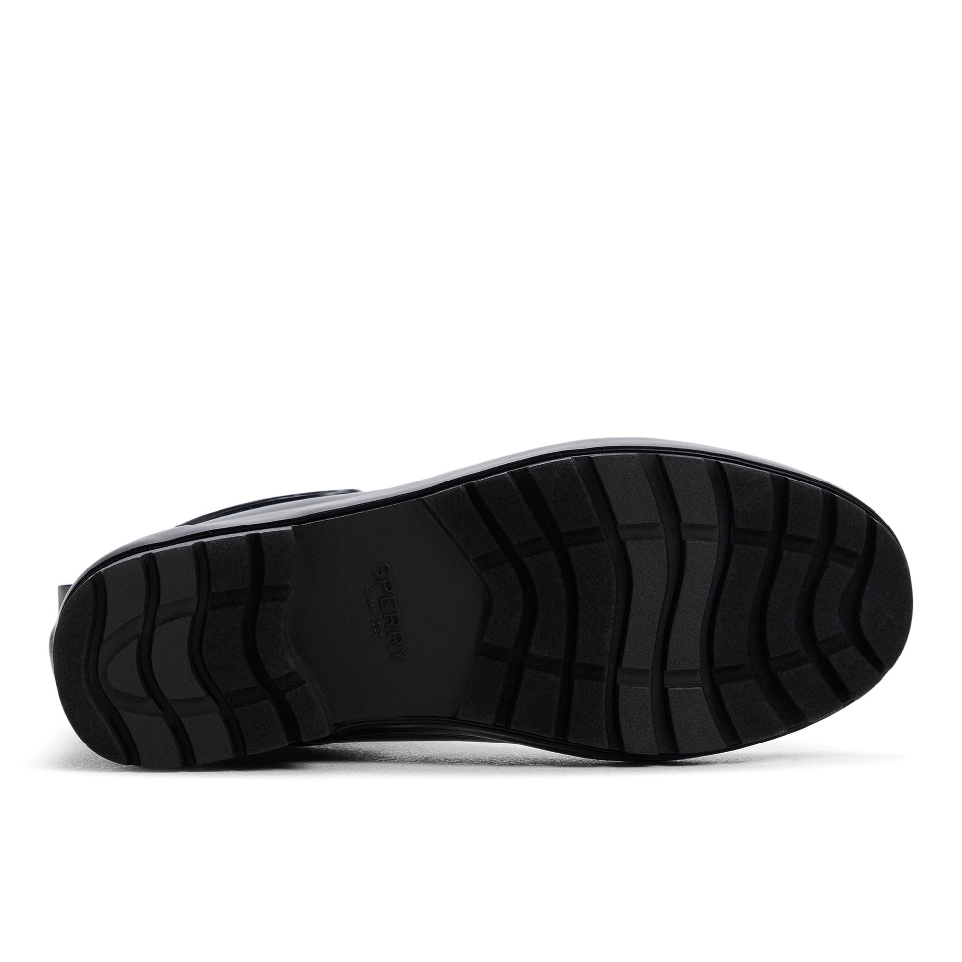 Close-up of the Black Drizzle Chelsea Rain Boot Chelsea Rain Boot