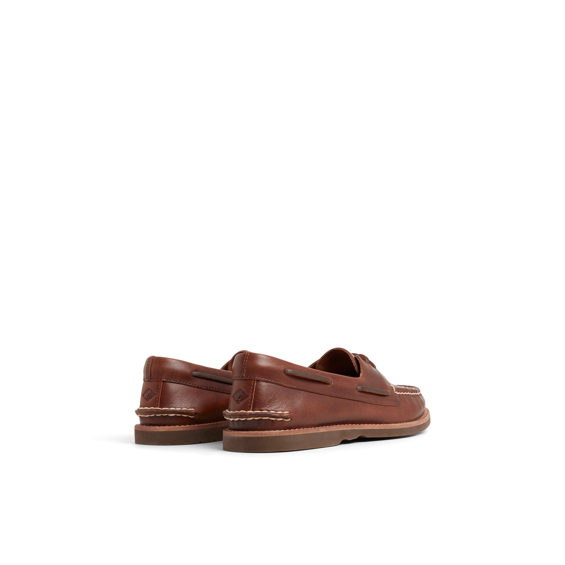 Three-quarter angle of Other Brown Authentic Original™ 2 Eye Ripple Boat Shoe Boat Shoes's front side