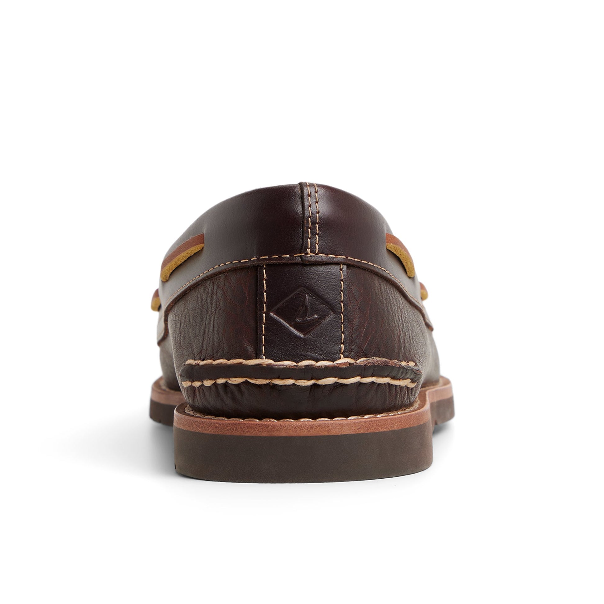 Three-quarter angle of Amaretto Authentic Original™ 2 Eye Ripple Boat Shoe Boat Shoes's front side
