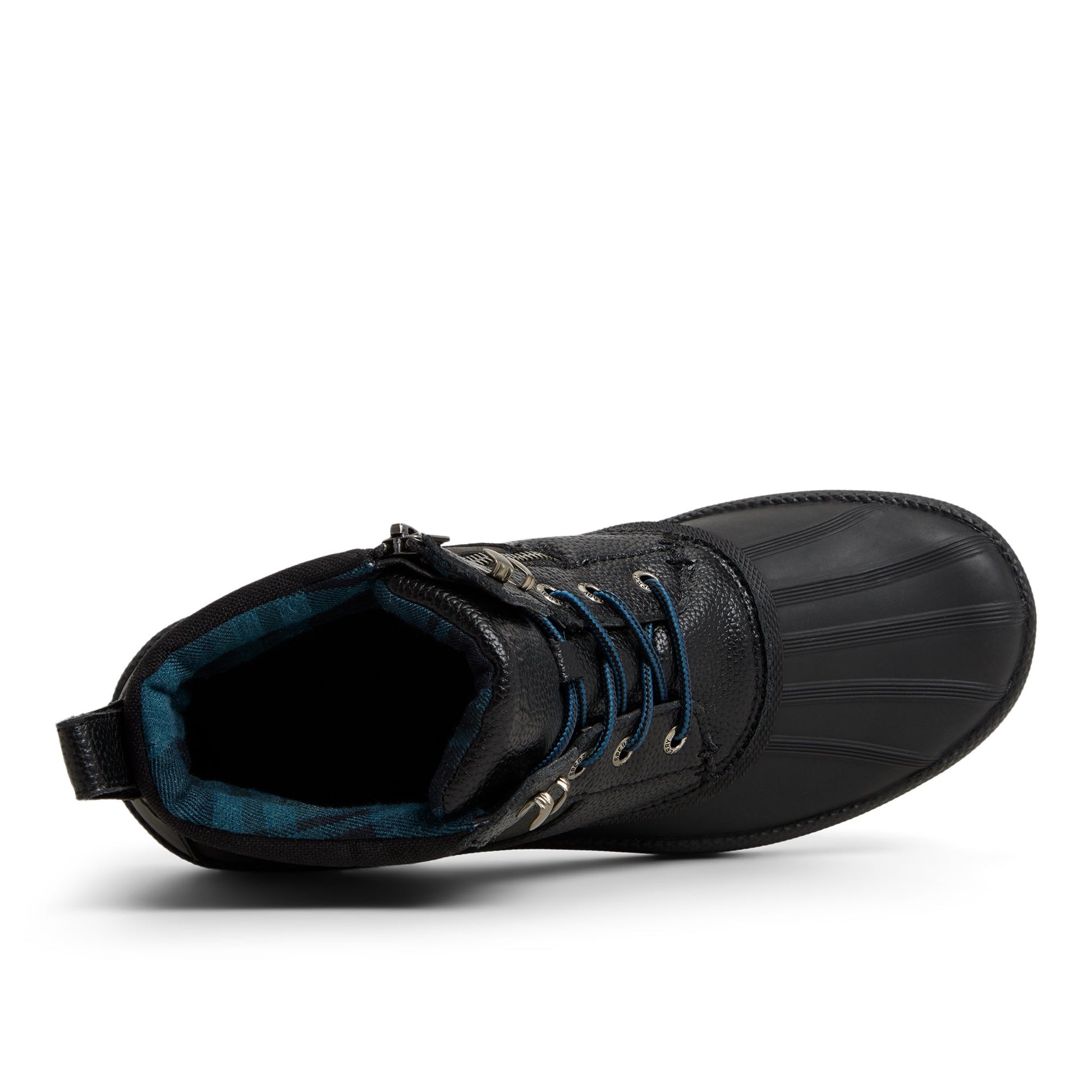 Top-down view of the Black Gloucester Duck Boots Winter Duck Boots