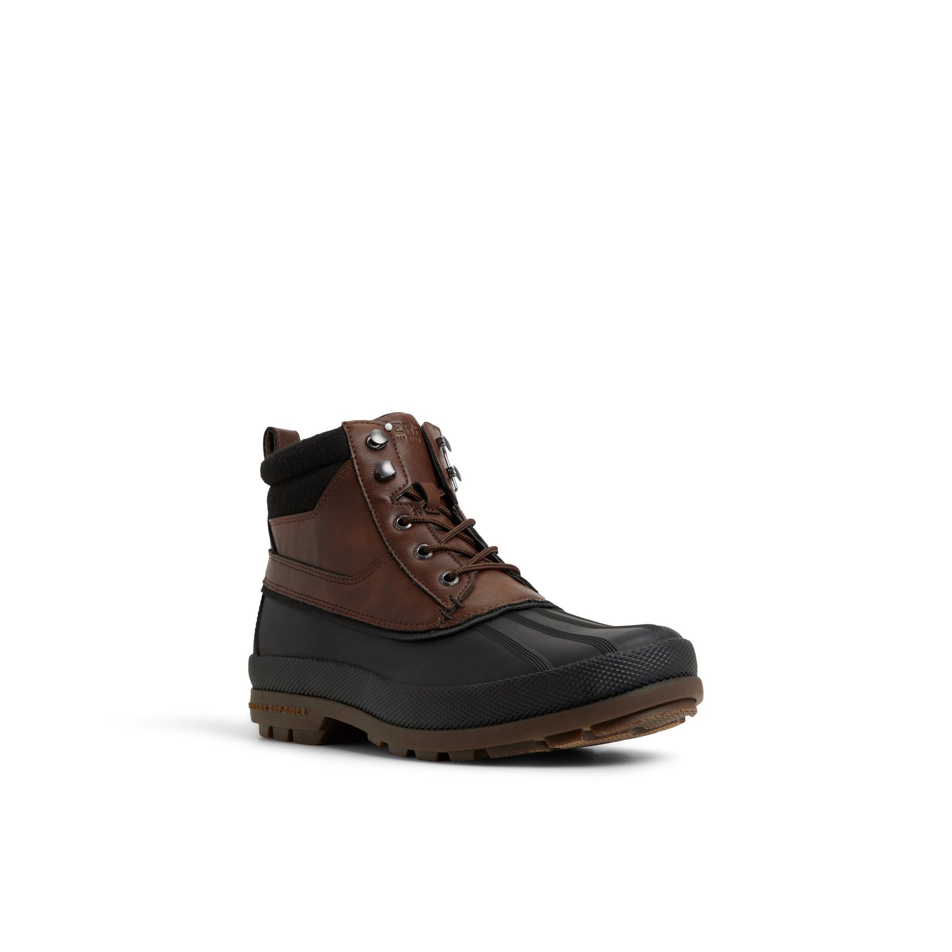 Side view of Dark Brown Gloucester Duck Boots Winter Duck Boots