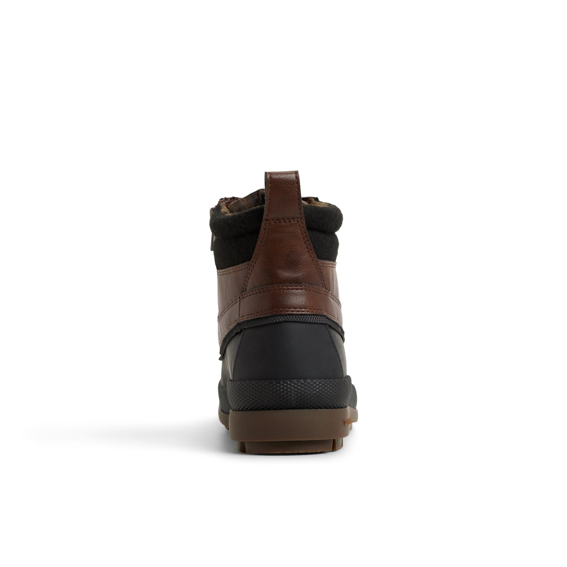 Three-quarter angle of Dark Brown Gloucester Duck Boots Winter Duck Boots's front side