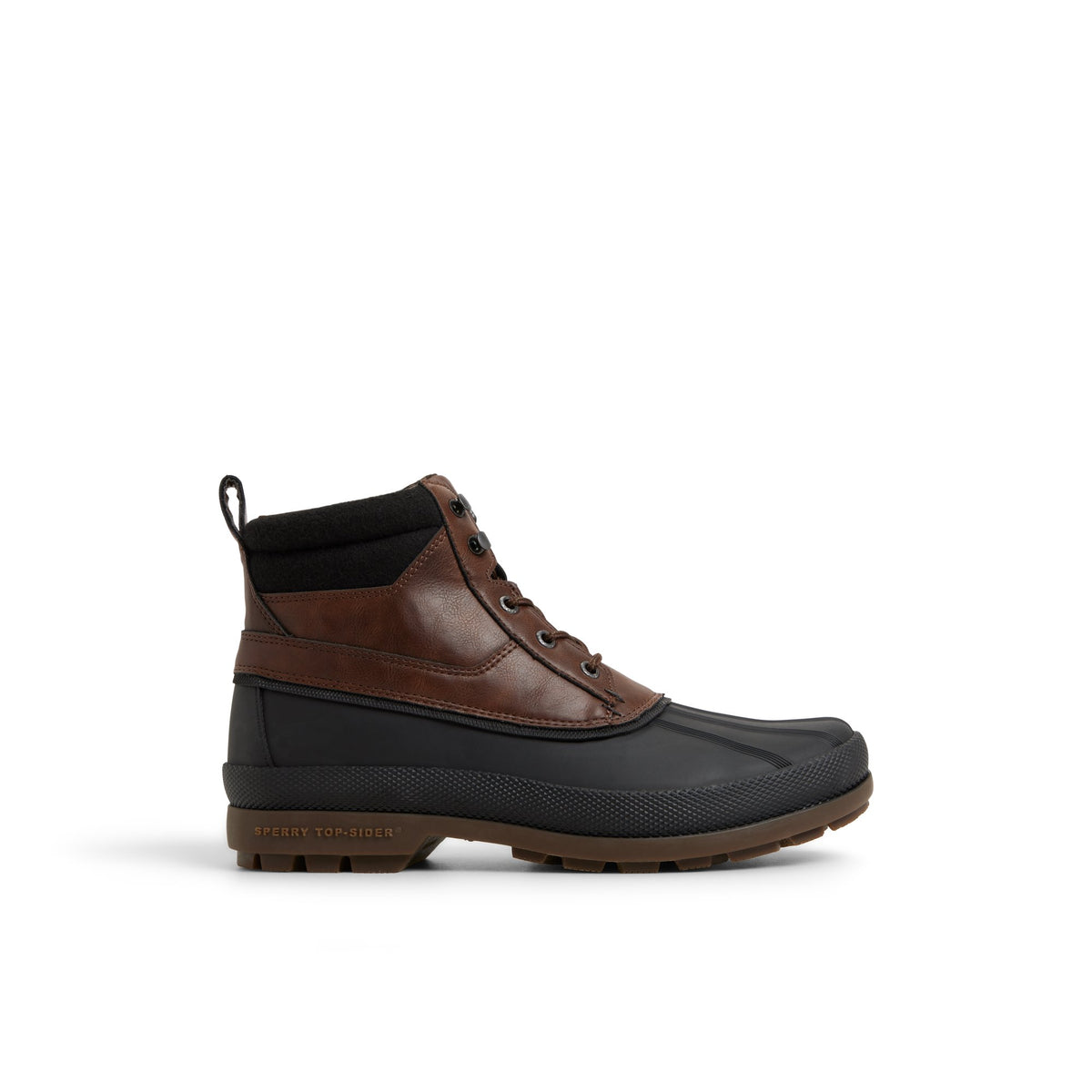 Sperry Mens Huntington Duck Boot , Brown/Dk Brown, Size  9 Men main image 4