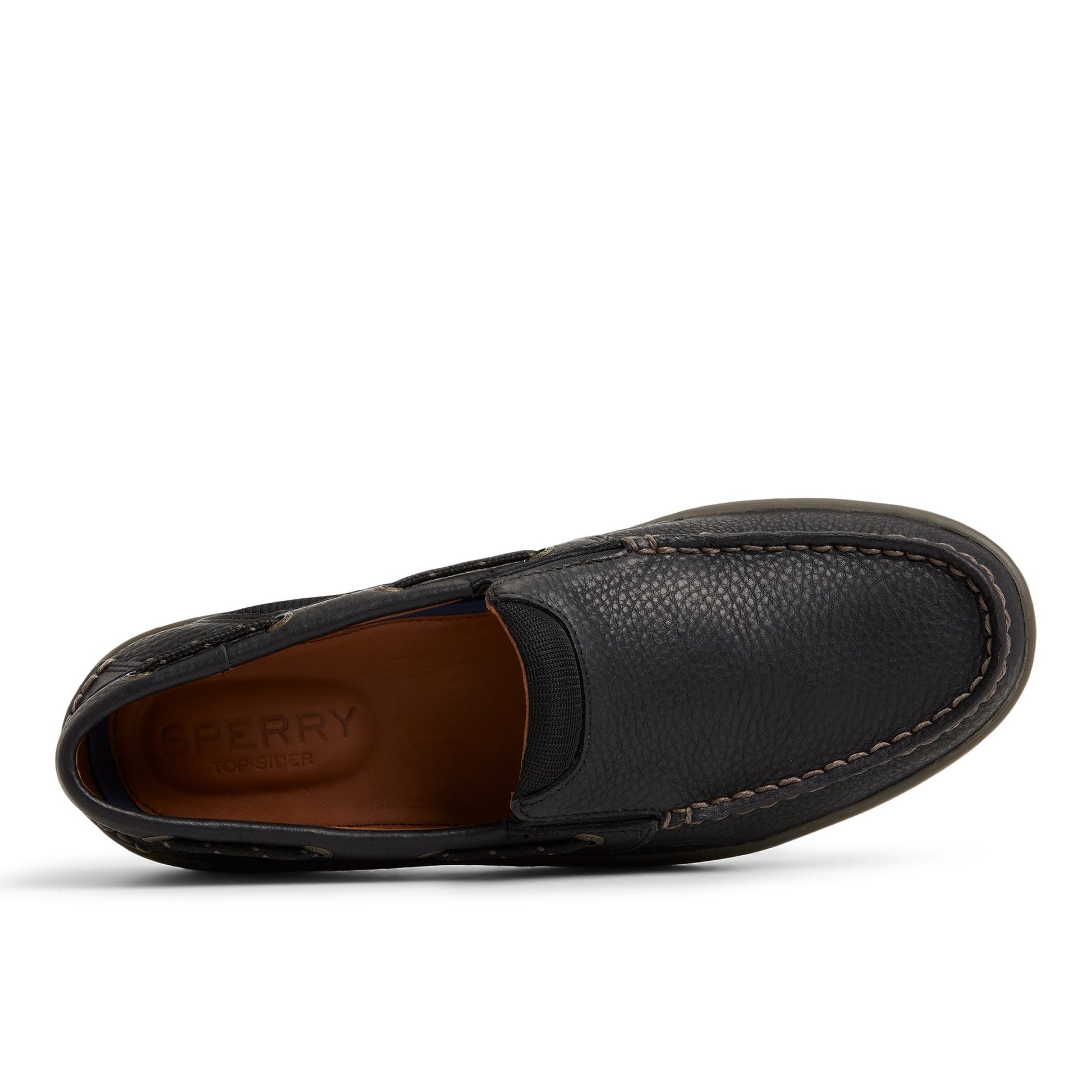 Top-down view of the Black Billfish Slip-on Loafer Casual Loafers