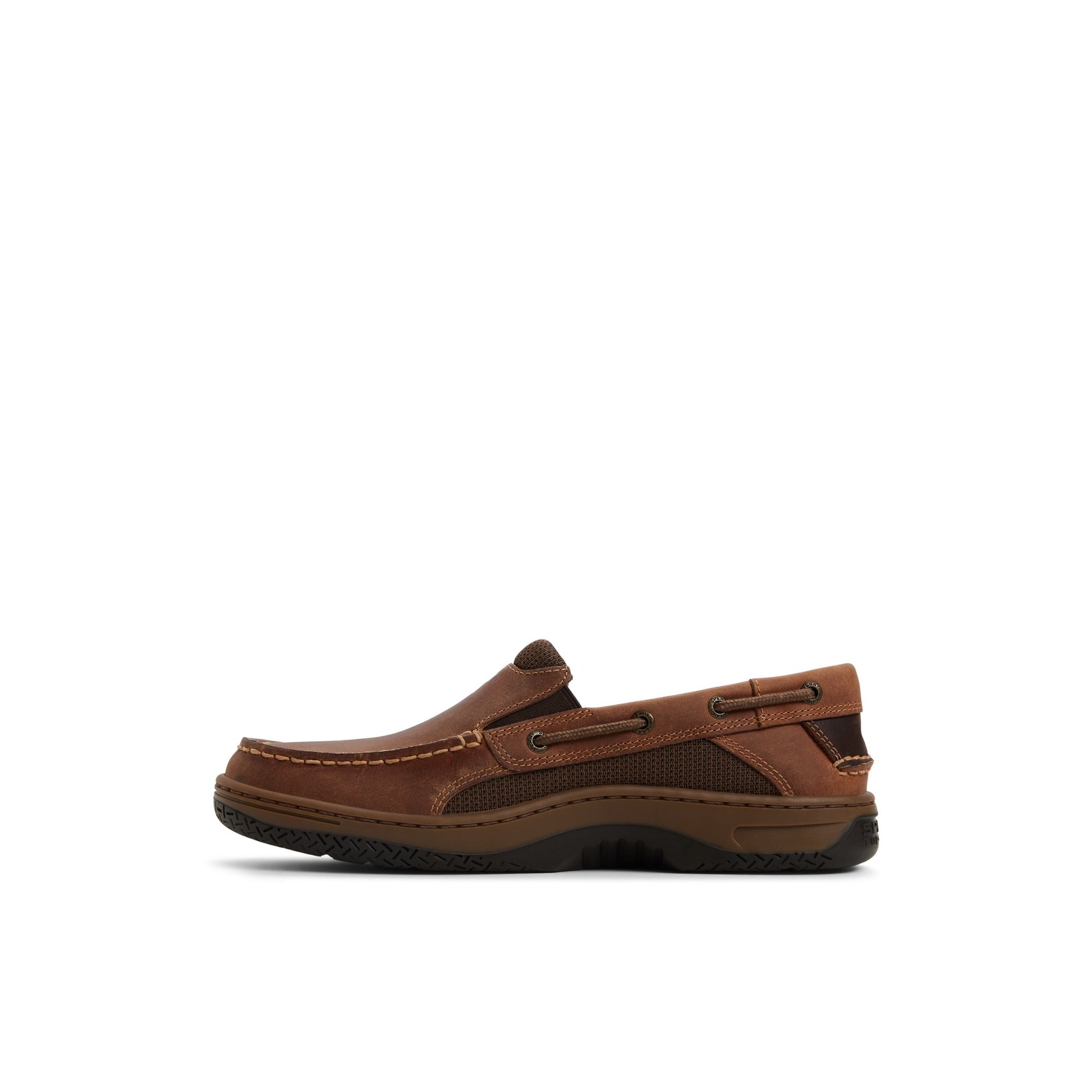 Three-quarter angle of Tan Billfish Slip-on Loafer Casual Loafers's back side