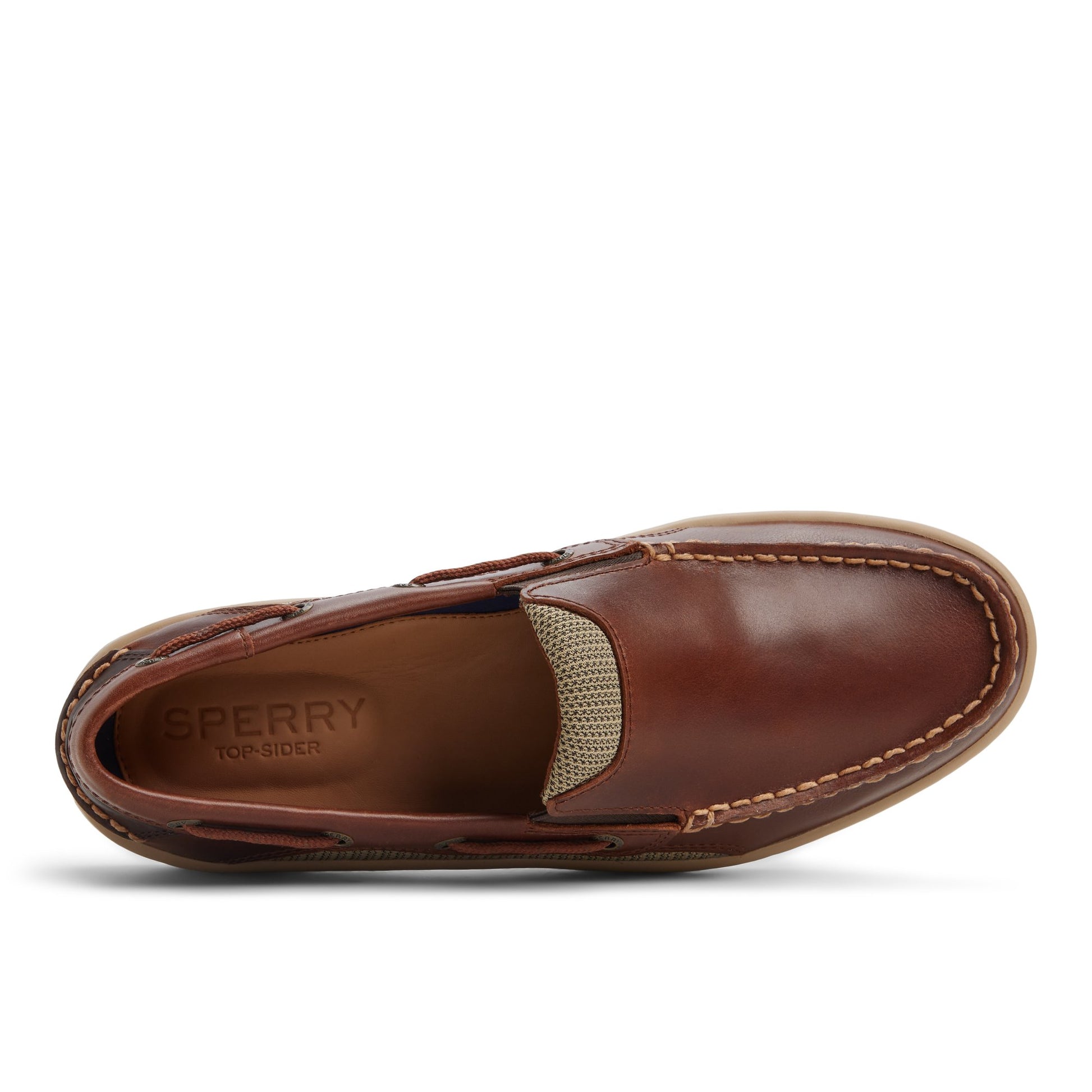 Top-down view of the Other Brown Billfish Slip-on Loafer Casual Loafers