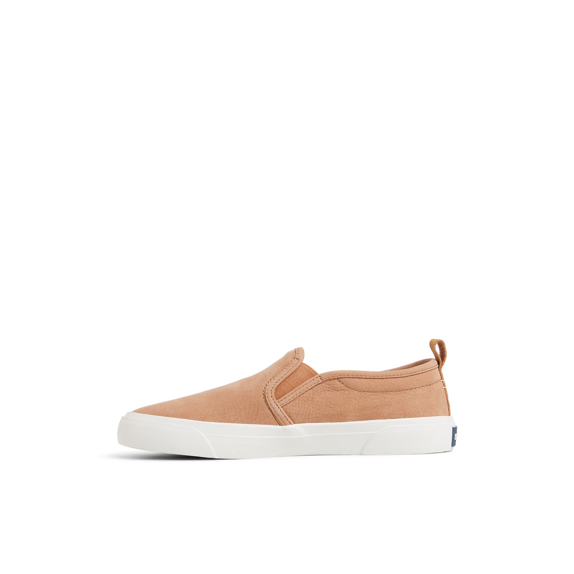 Three-quarter angle of Tan Bermuda Beach Twin Gore Sneaker Slip-on Sneakers's back side