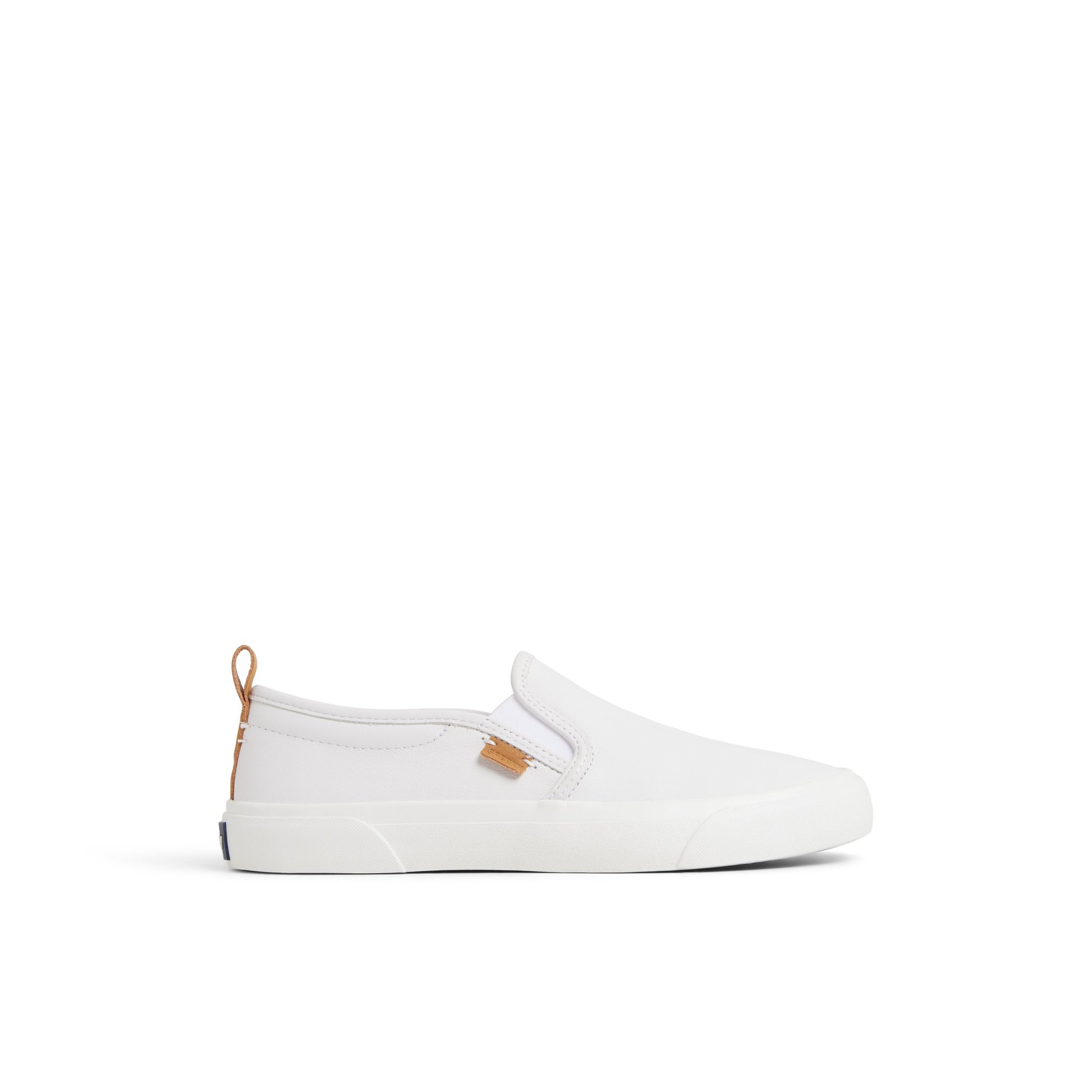 Main View of White Bermuda Beach Twin Gore Sneaker Slip-on Sneakers for Womens