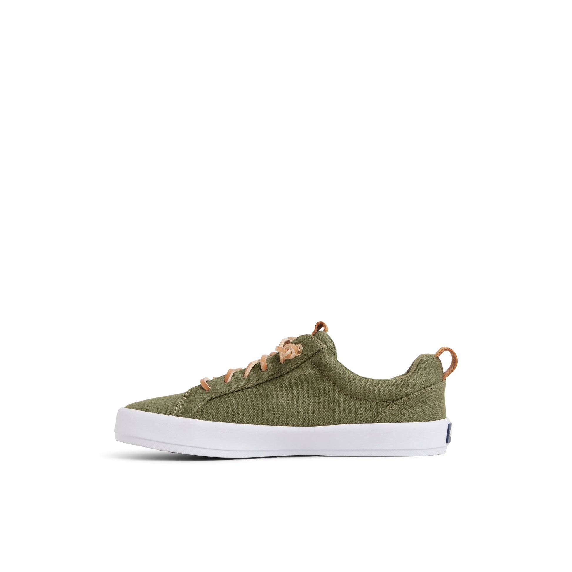 Three-quarter angle of Khaki Bermunda Beach Sneakers Low Top Sneakers's back side
