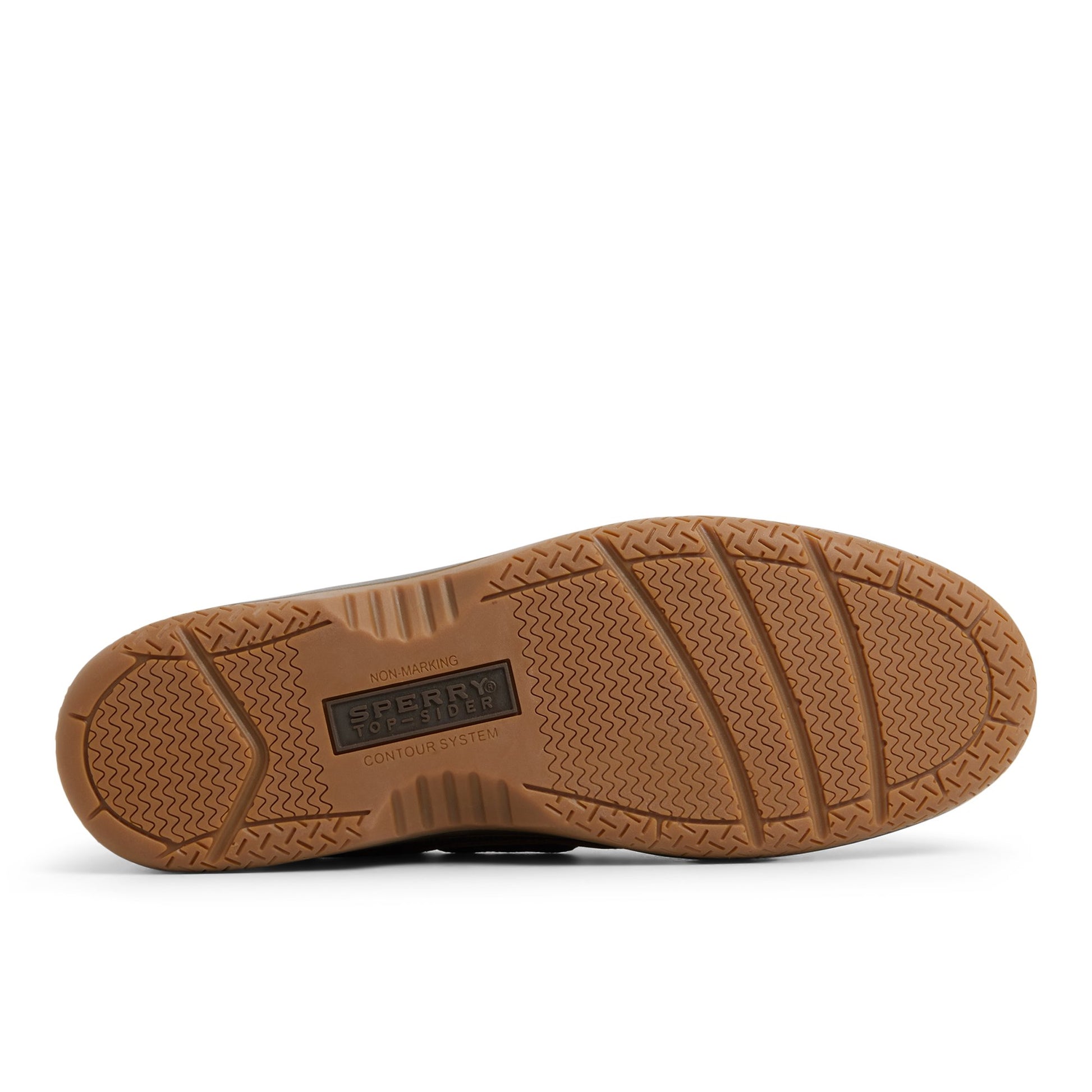 Close-up of the Tan Billfish 3-Eye Boat Shoe Boat Shoe