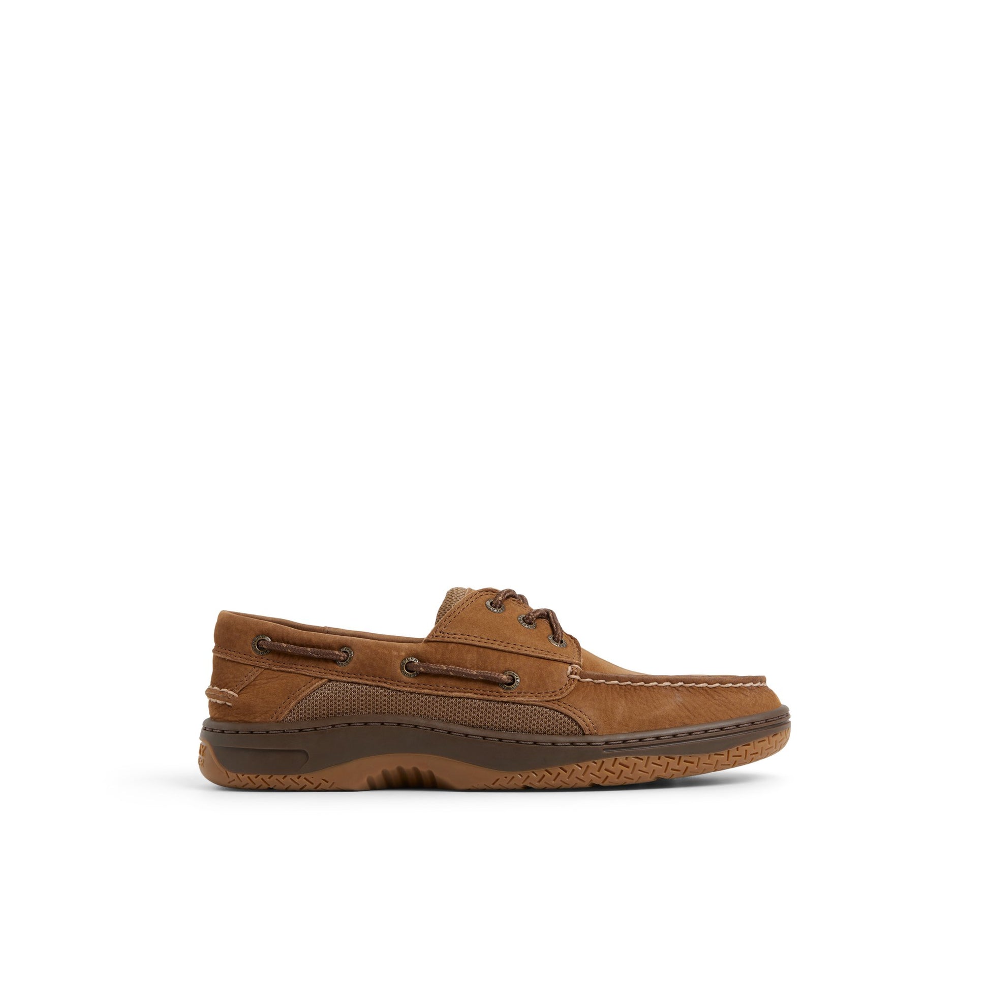 Main View of Tan Billfish 3-Eye Boat Shoe Boat Shoe for Mens