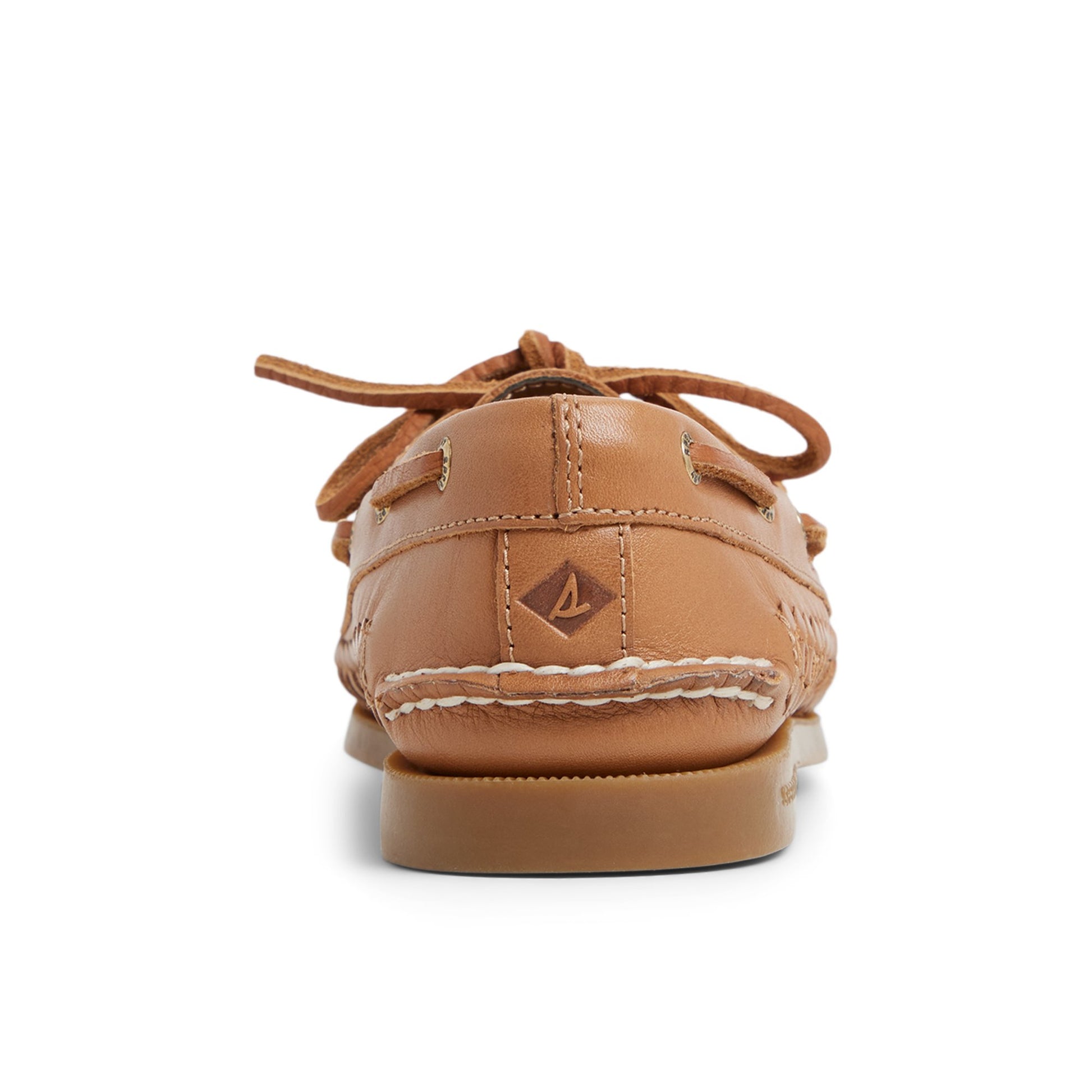 Three-quarter angle of Tan Authentic Original™ 2 Eye Woven Boat Shoe Boat Shoes's front side