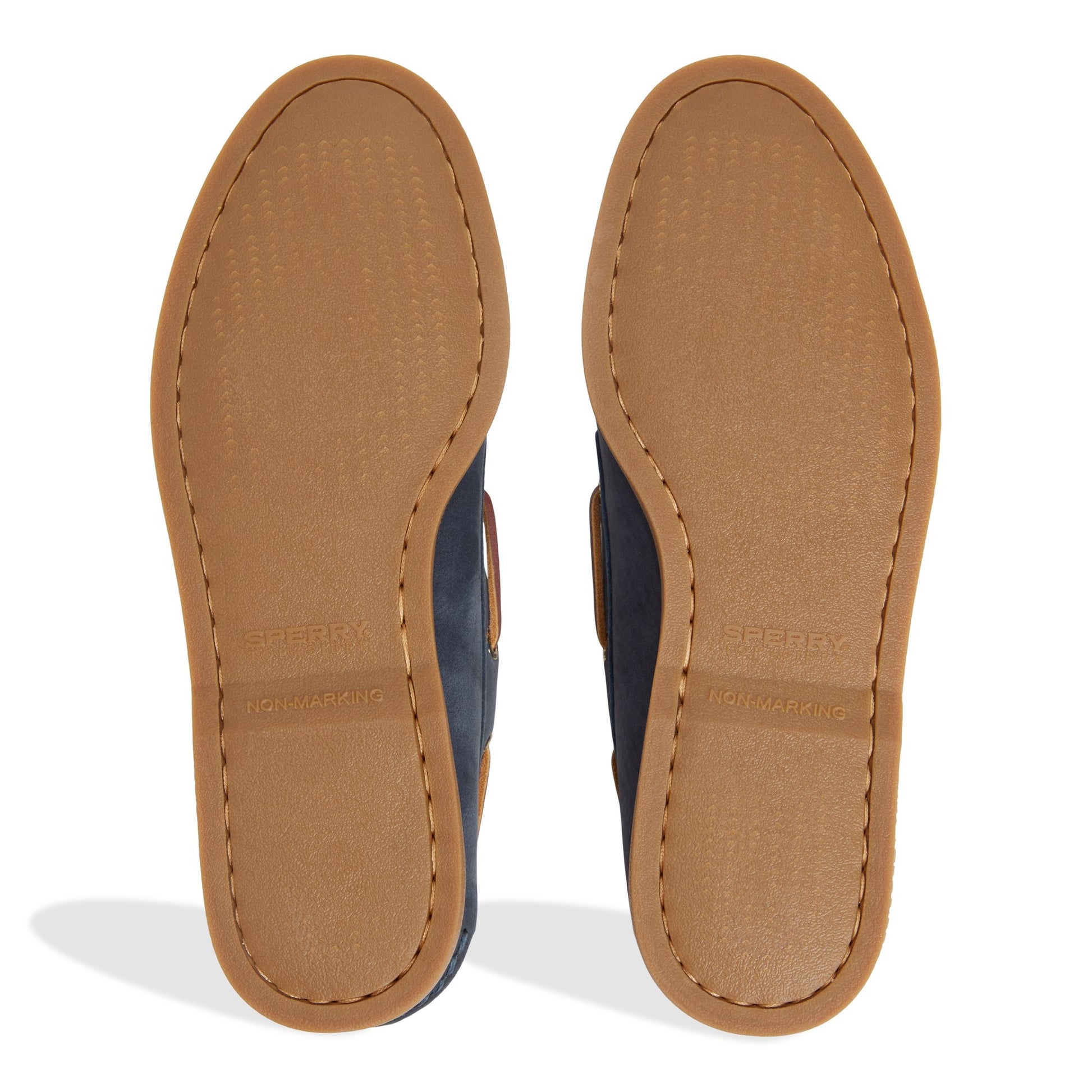 Close-up of the Navy Gold Cup™ Authentic Original™ 2-Eye Boat Shoe Boat Shoe