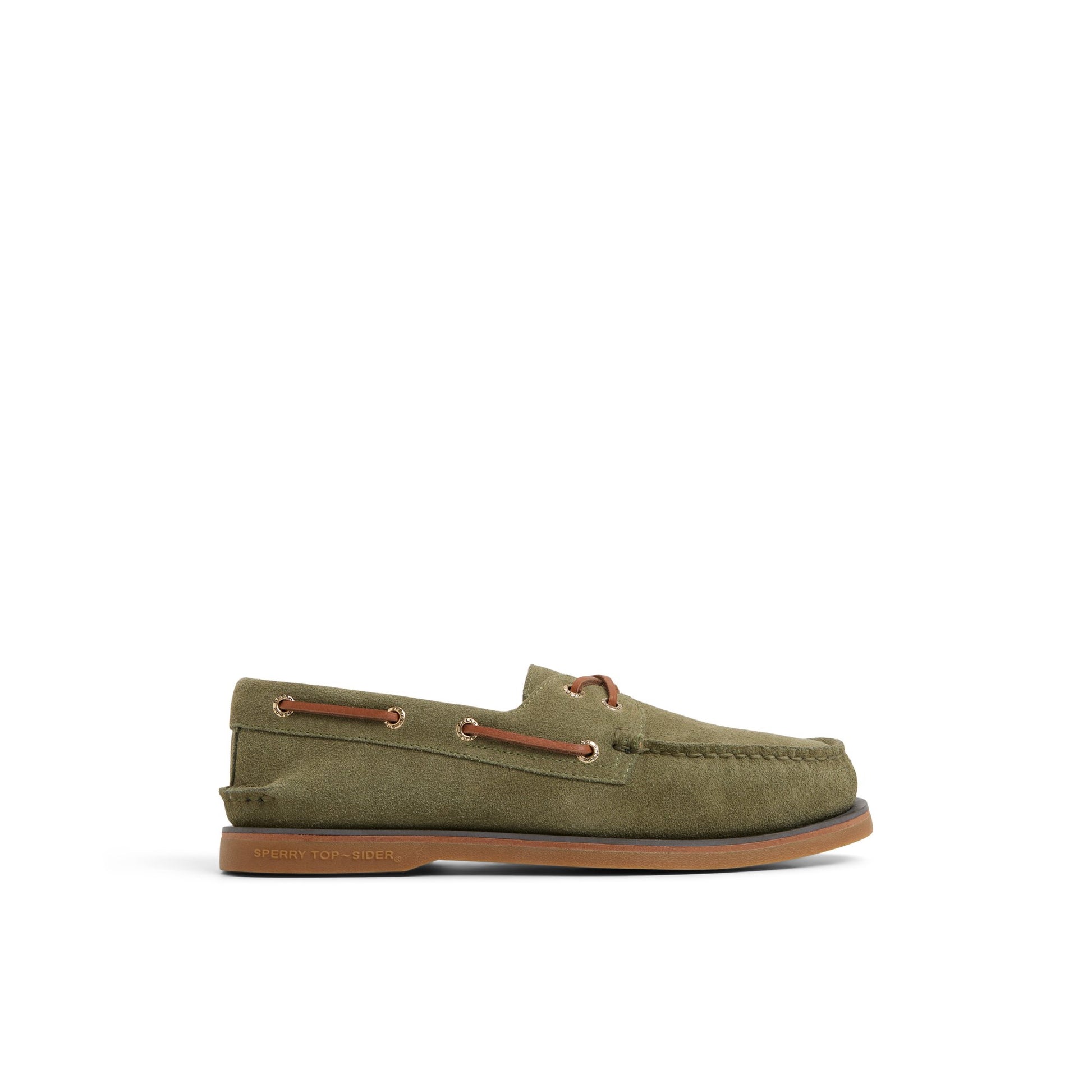 Main View of Light Green Gold Cup™ Authentic Original™ 2-Eye Boat Shoe Boat Shoe for Mens
