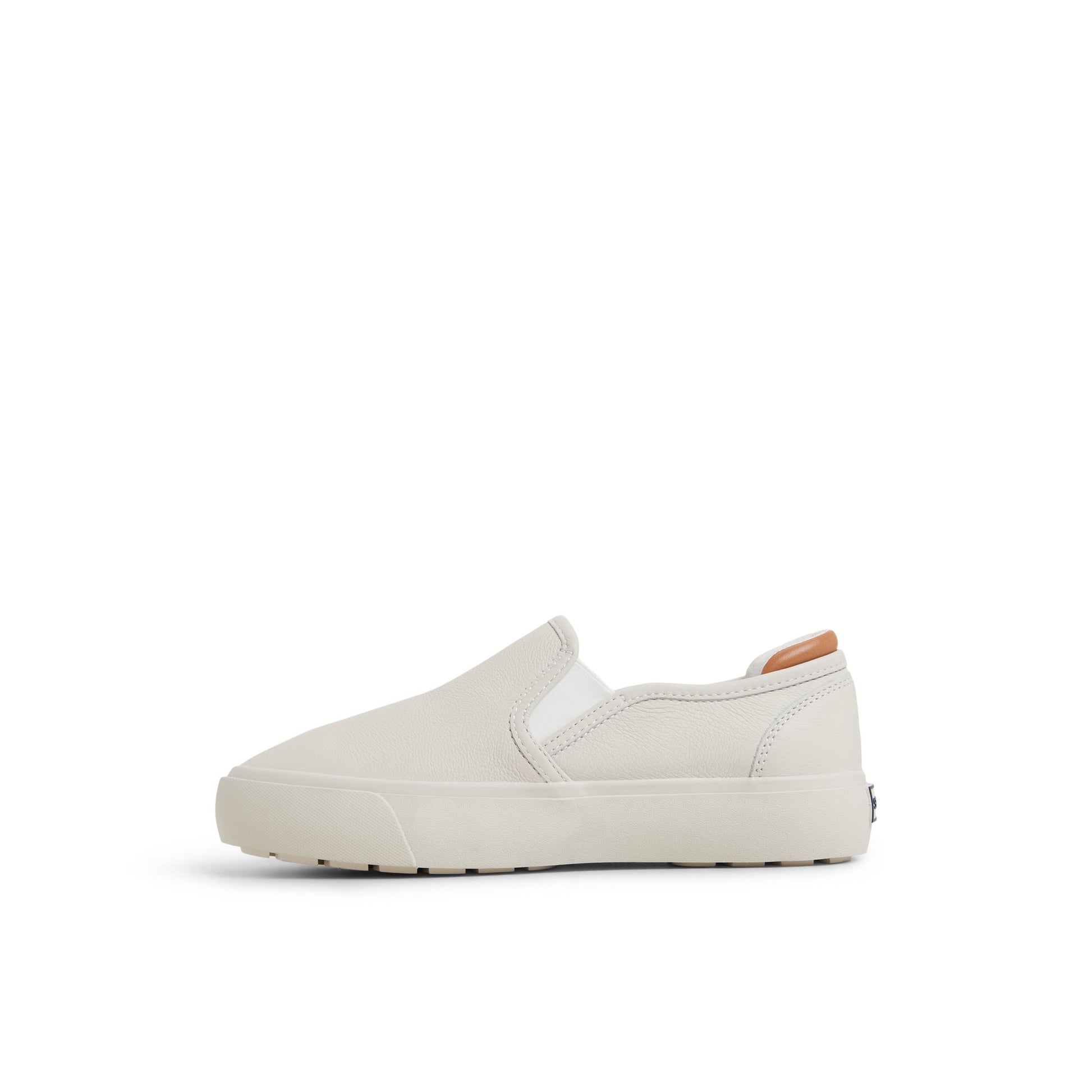 Three-quarter angle of White Cove Win Slip-on Sneakers's back side