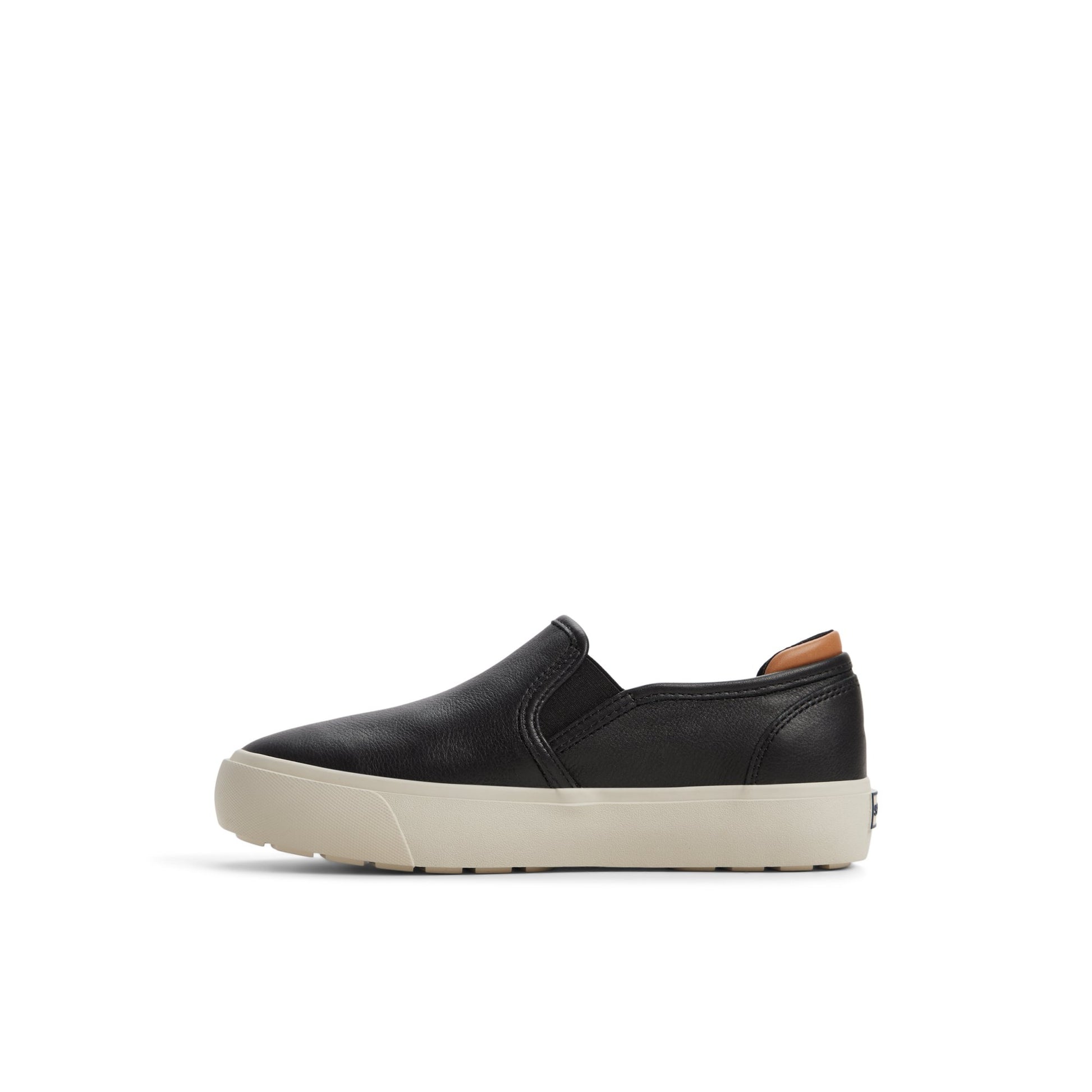 Three-quarter angle of Black Cove Win Slip-on Sneakers's back side