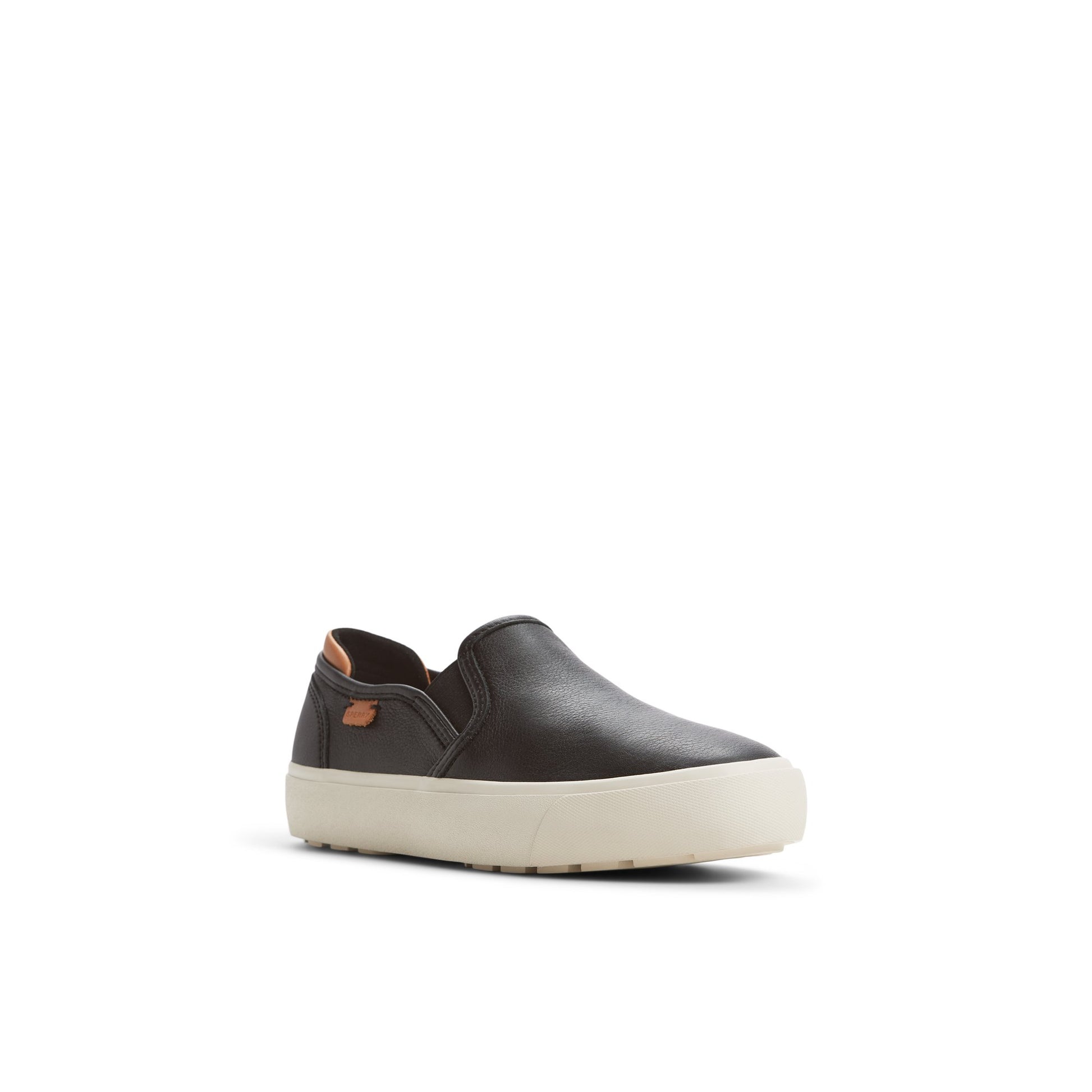 Side view of Black Cove Win Slip-on Sneakers