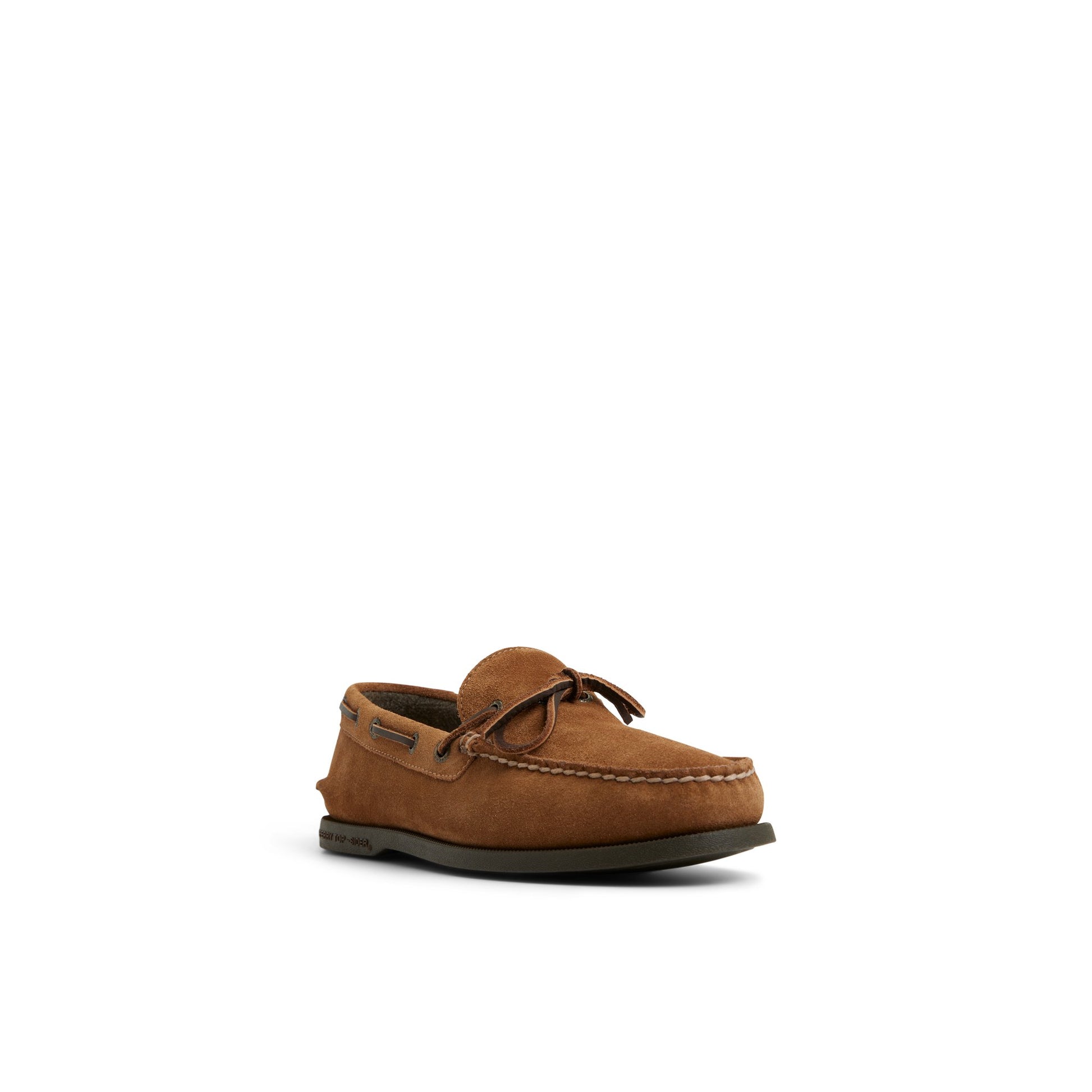 Side view of Brown Authentic Original™ 1-Eye Boat Shoe Boat Shoe