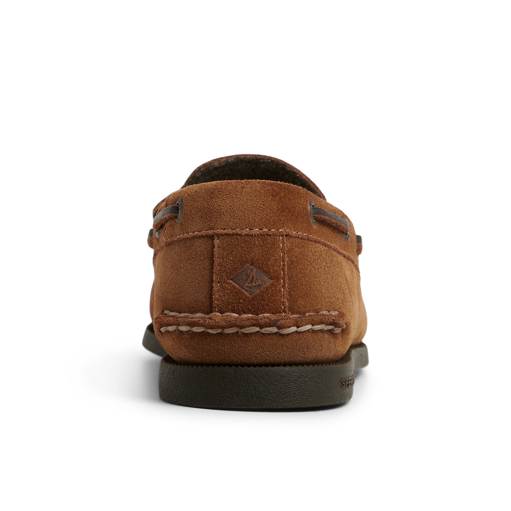 Three-quarter angle of Brown Authentic Original™ 1-Eye Boat Shoe Boat Shoe's front side