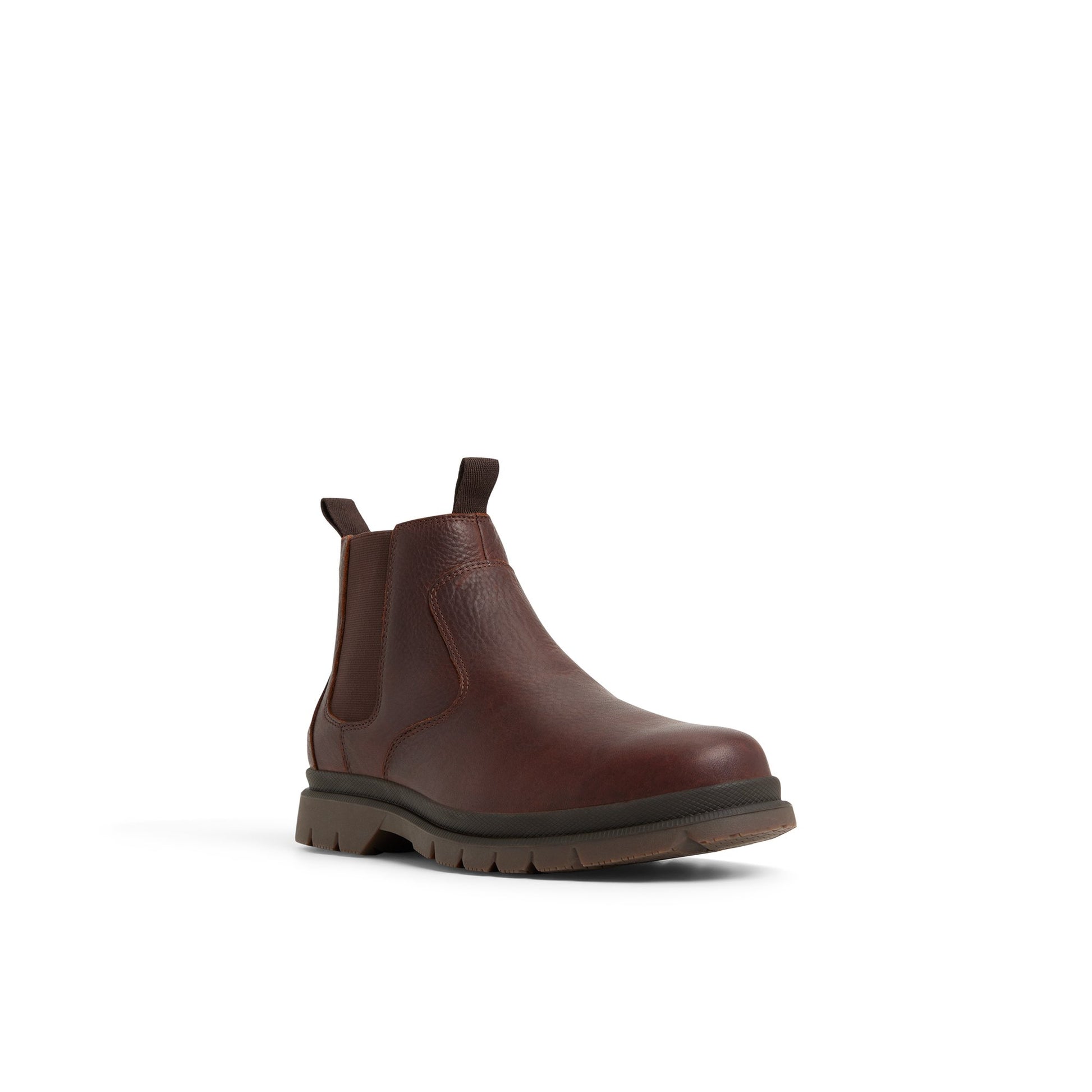 Side view of Brown Fenway Pull-on Chelsea Boots Chelsea Boots