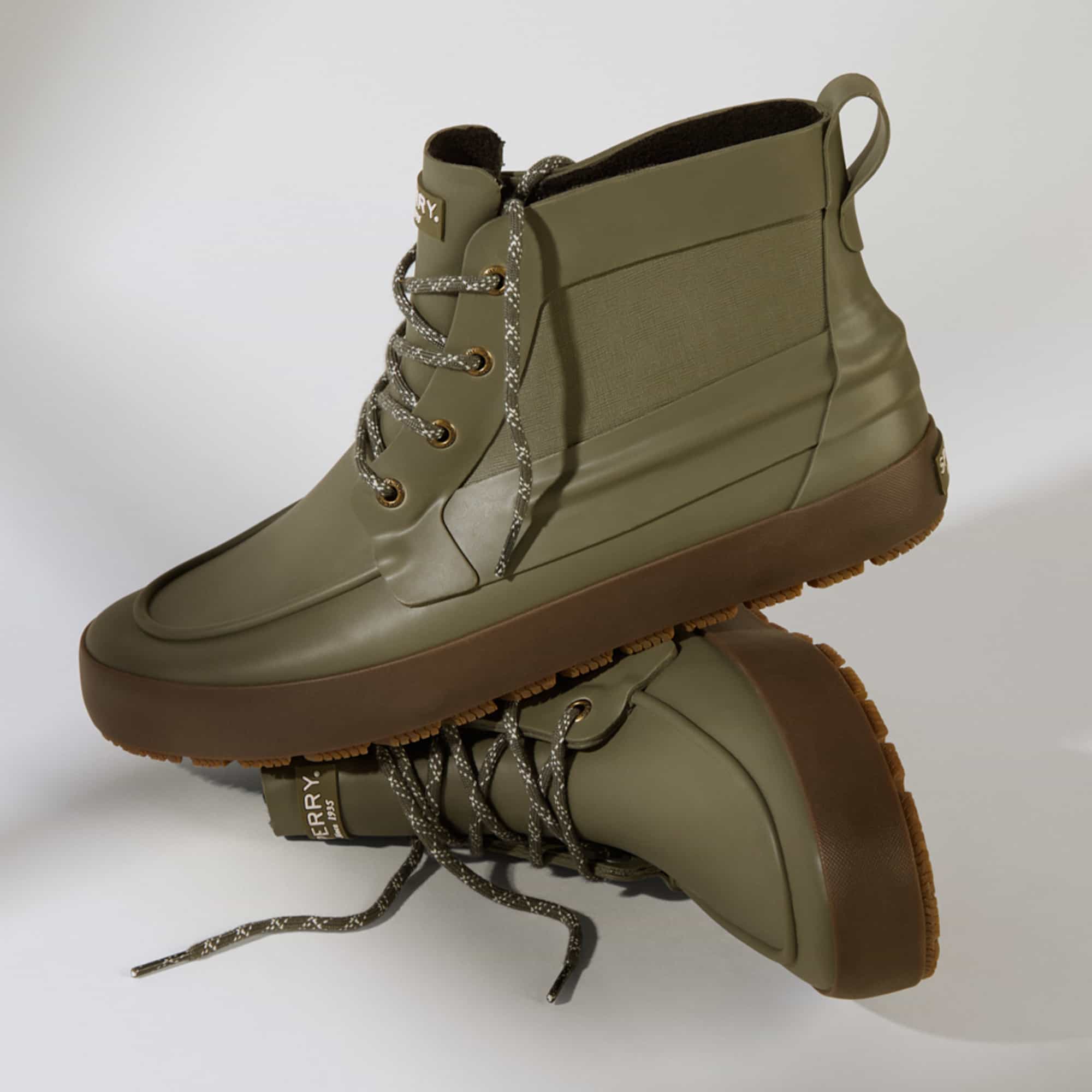Sleet Lace Up Boot Olive | Sperry