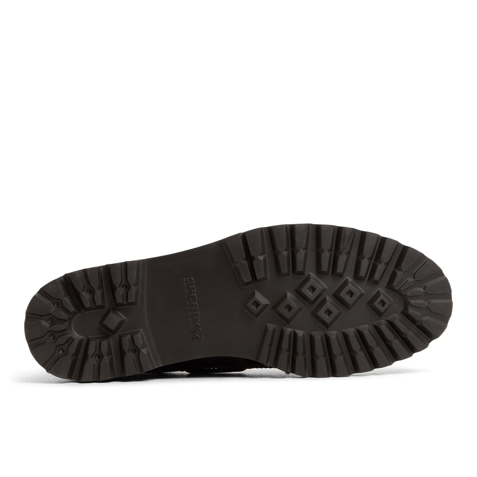 Close-up of the Dark brown Newton 3 Eye Lug Boat Shoe Boat Shoe