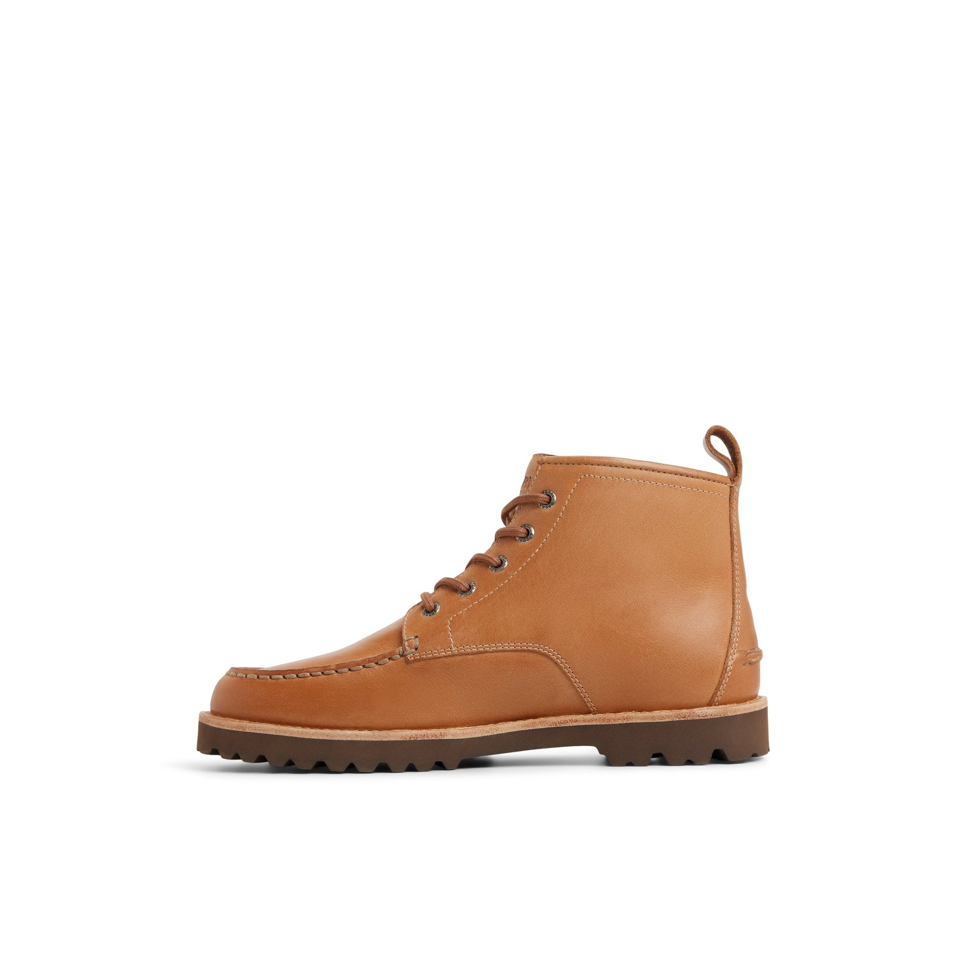 Three-quarter angle of Tan Newton Heritage Chukka Boot Chukka Boots's back side