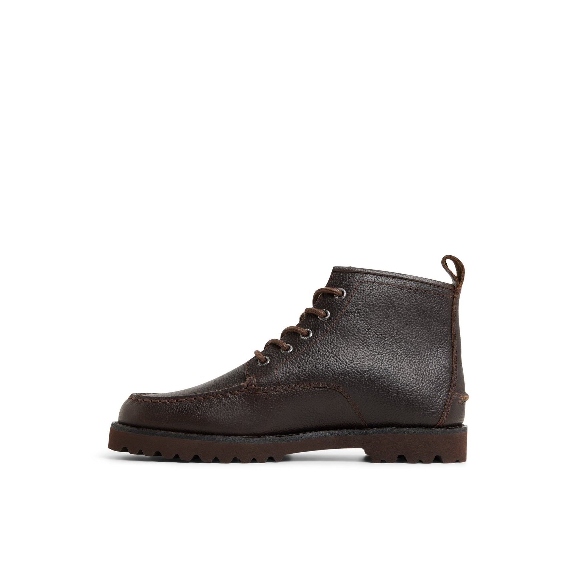 Three-quarter angle of Taupe Newton Heritage Chukka Boot Chukka Boots's back side