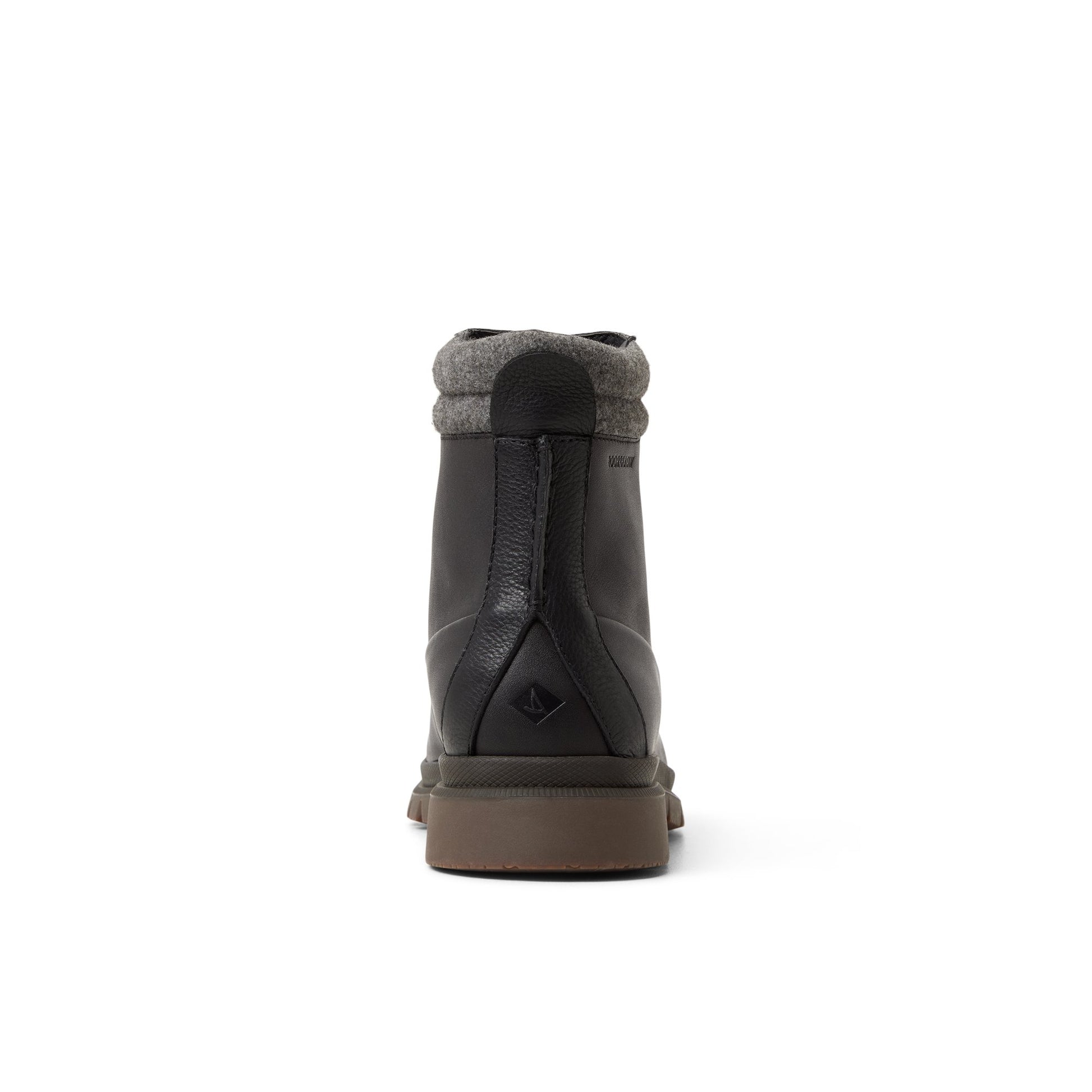 Three-quarter angle of Black Fenway Boots Fall Boots's front side