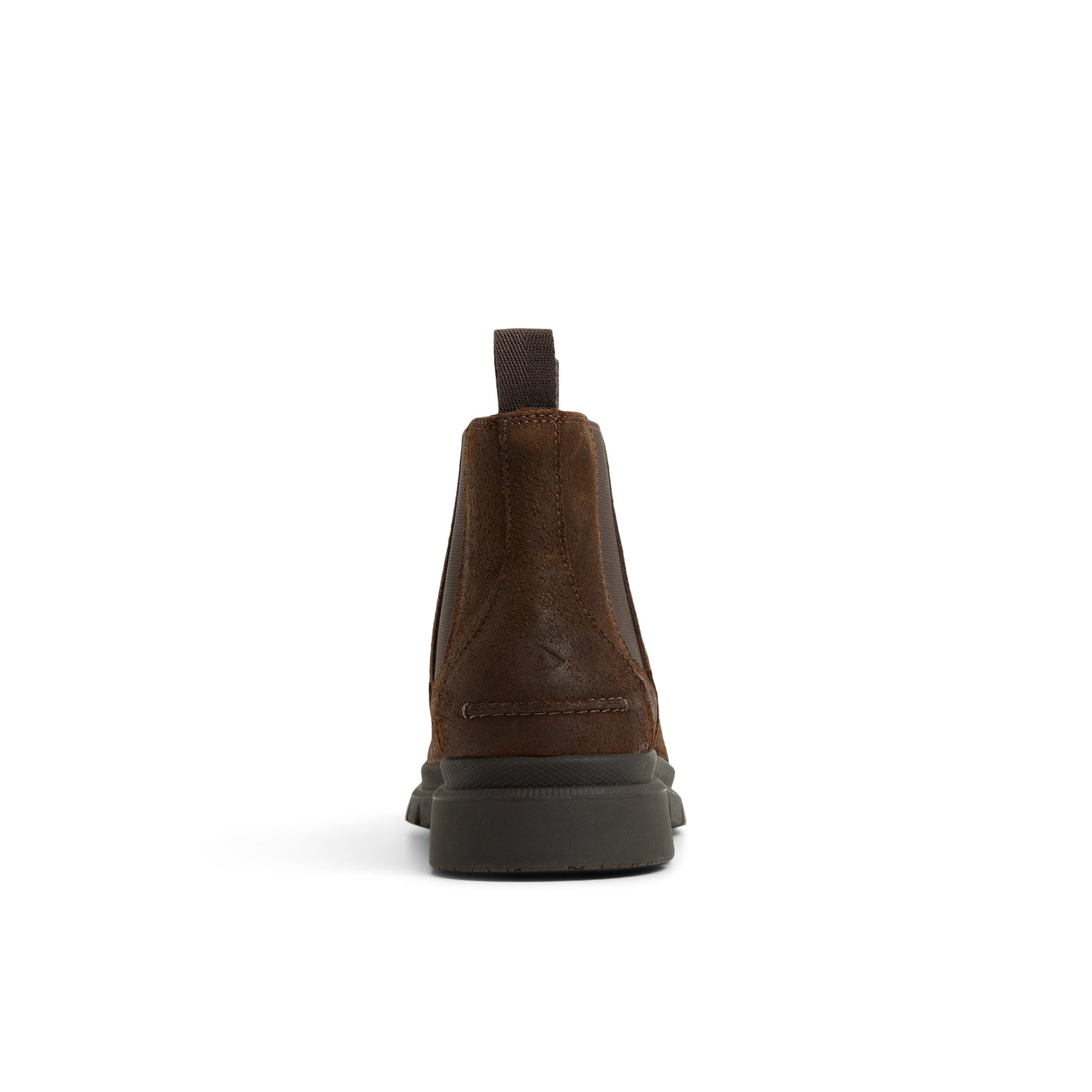 Three-quarter angle of Dark brown Fenway Pull-on Chelsea Boots Chelsea Boots's front side