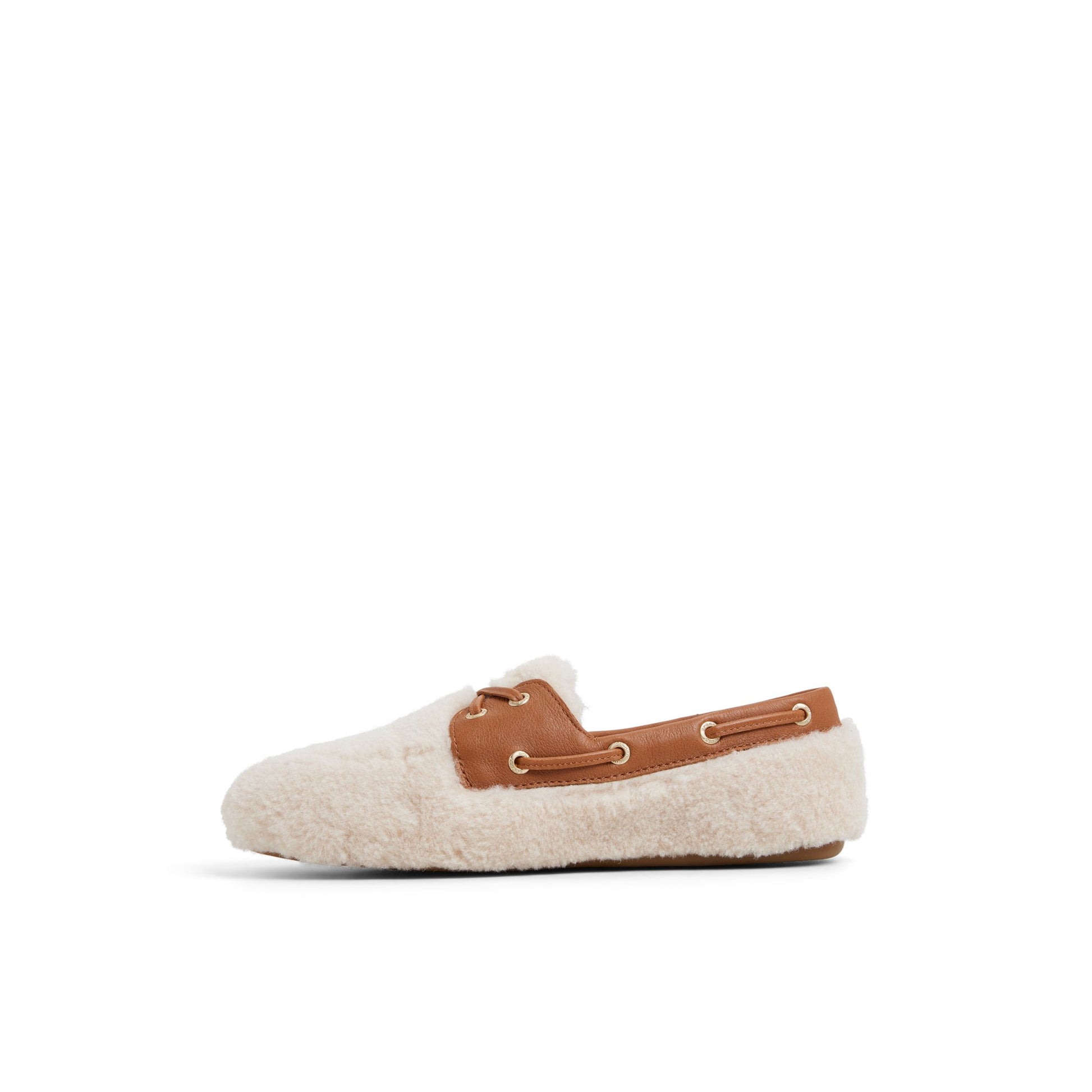 Three-quarter angle of Natural Slim Boat Shoe Boat Shoe's back side