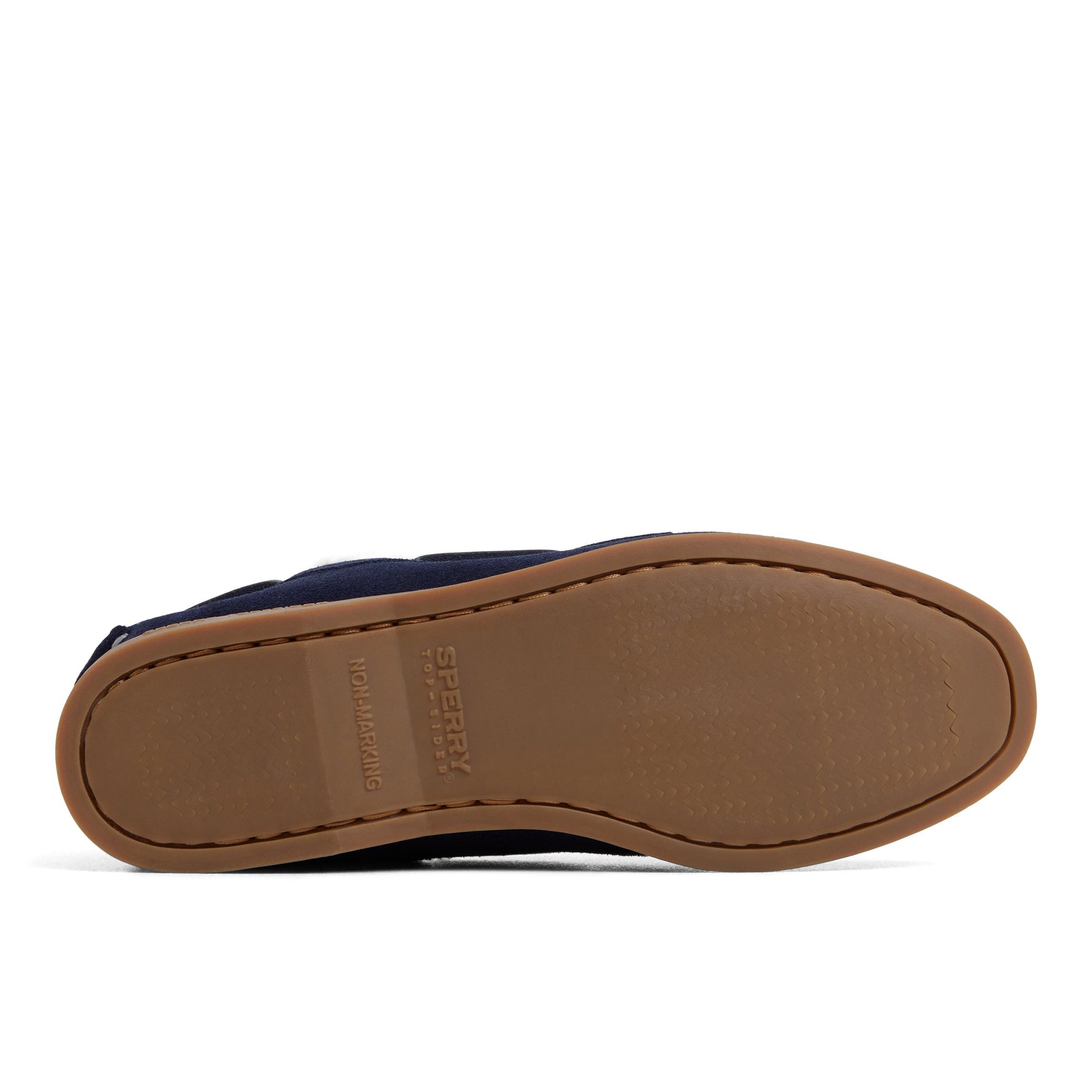 Close-up of the Navy Authentic Original™ 2 Eye Boat Shoe Boat Shoe