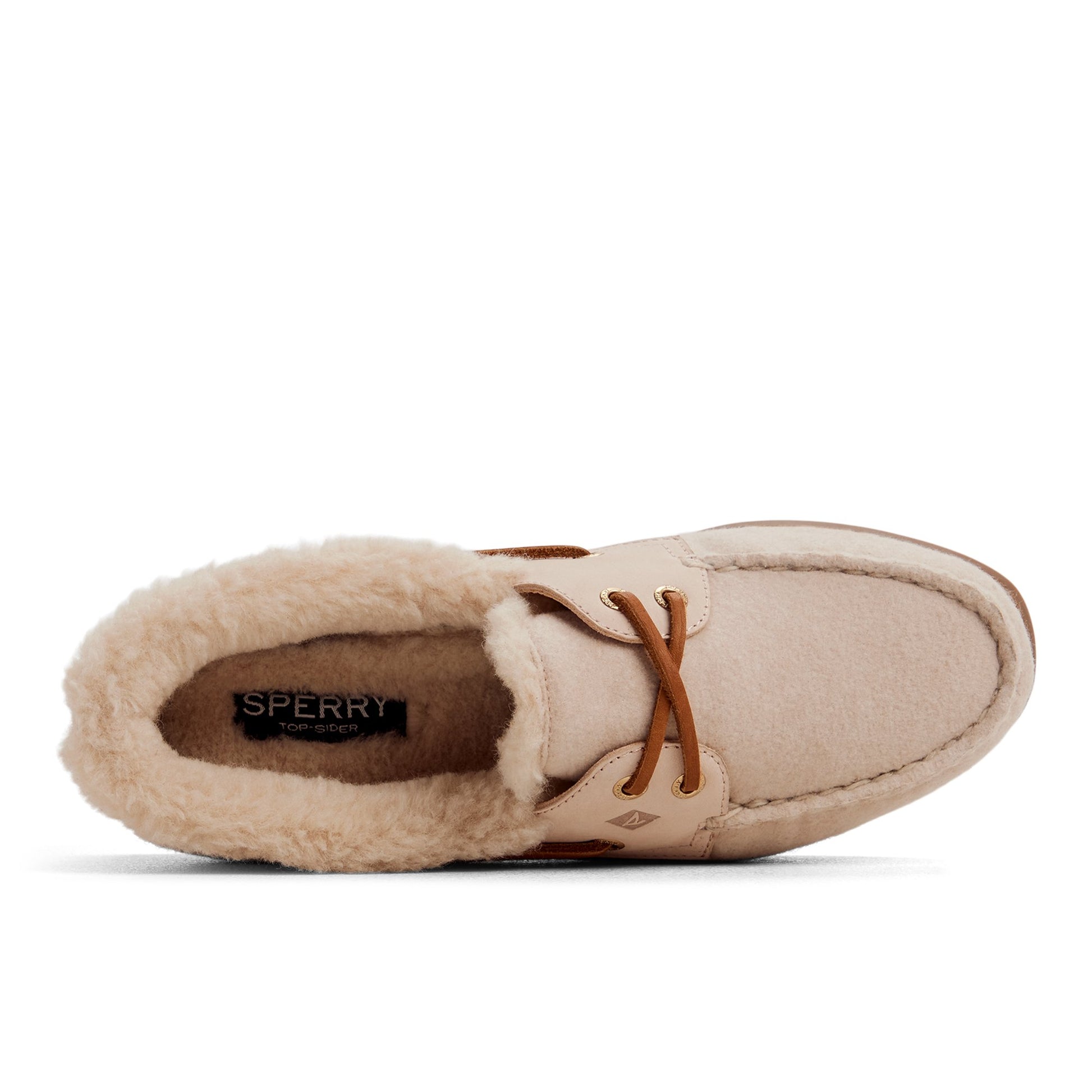 Top-down view of the Light pink Authentic Original™ 2 Eye Boat Shoe Boat Shoe