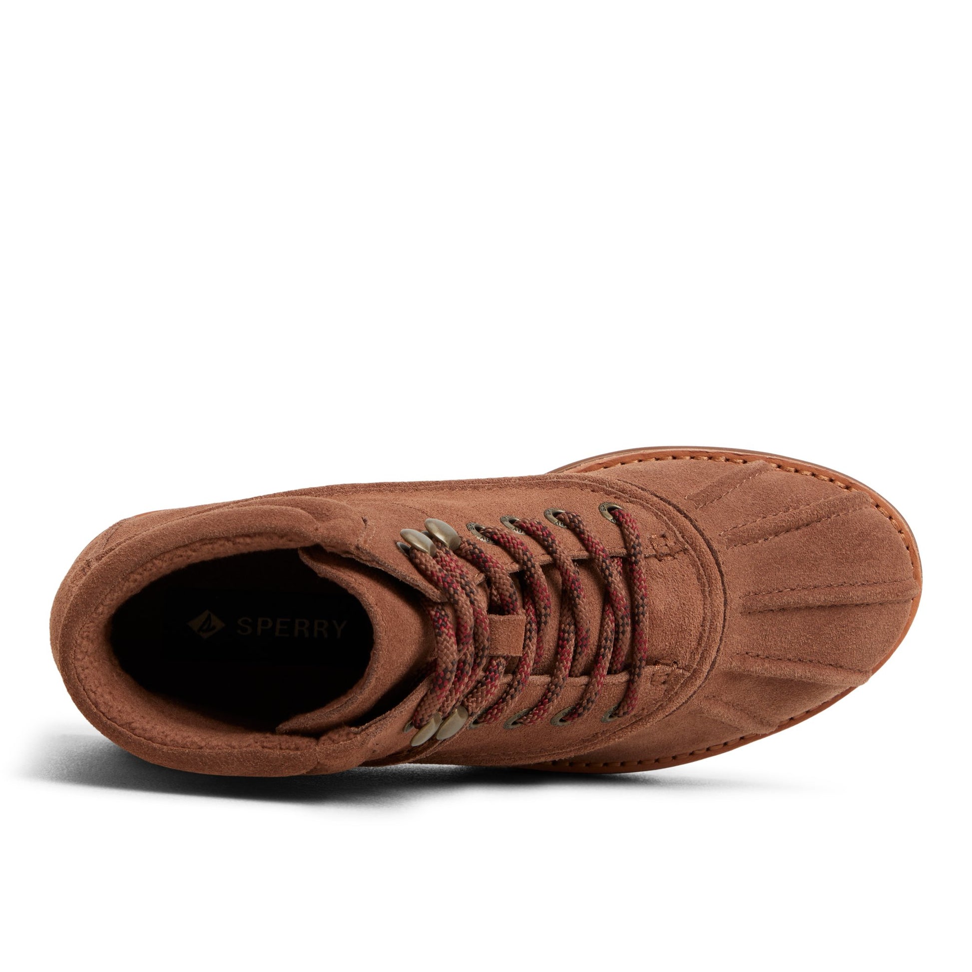 Top-down view of the Medium brown Rocky Hiker Lined Boot Ankle Boots