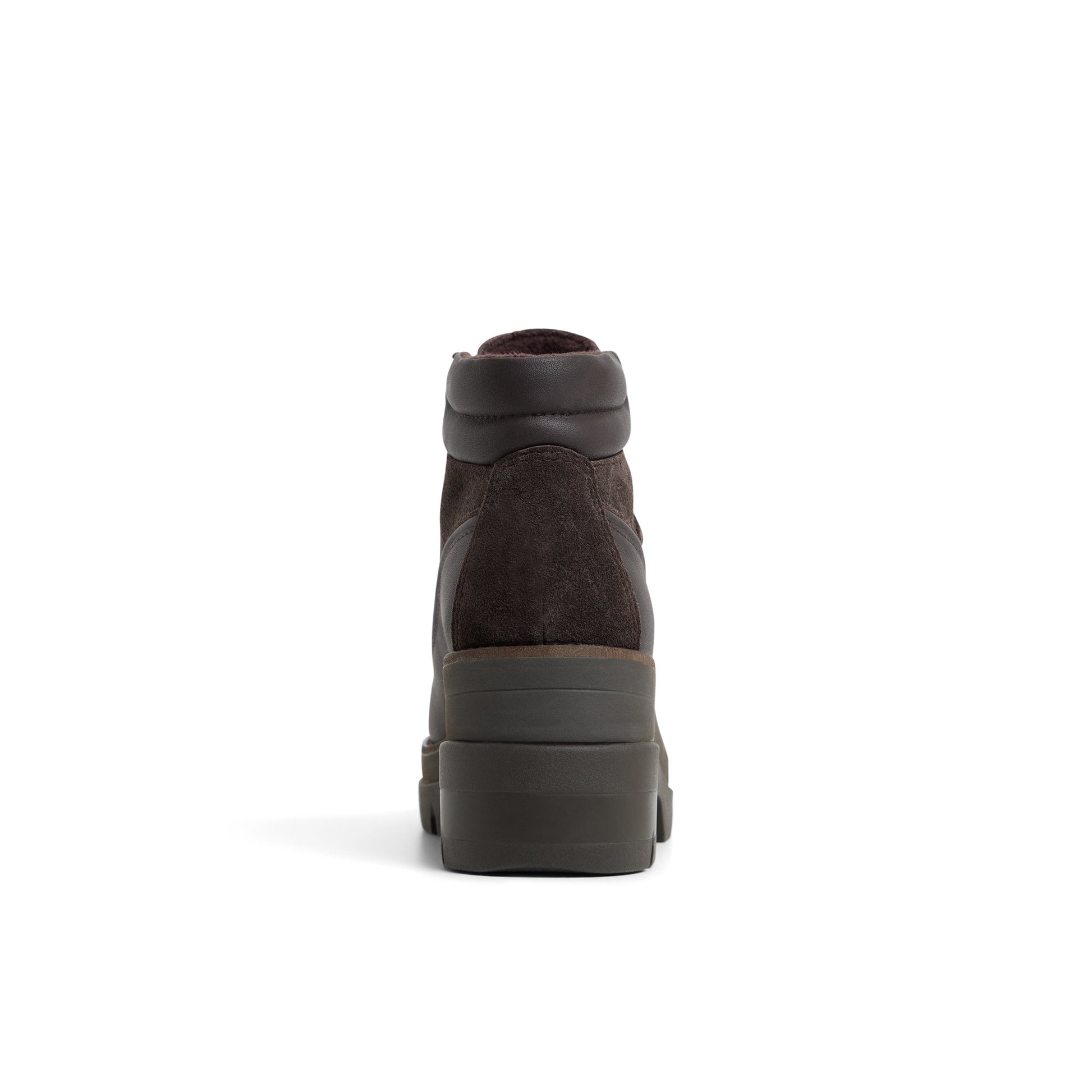 Three-quarter angle of Dark brown Rocky Hiker Lined Boot Ankle Boots's front side