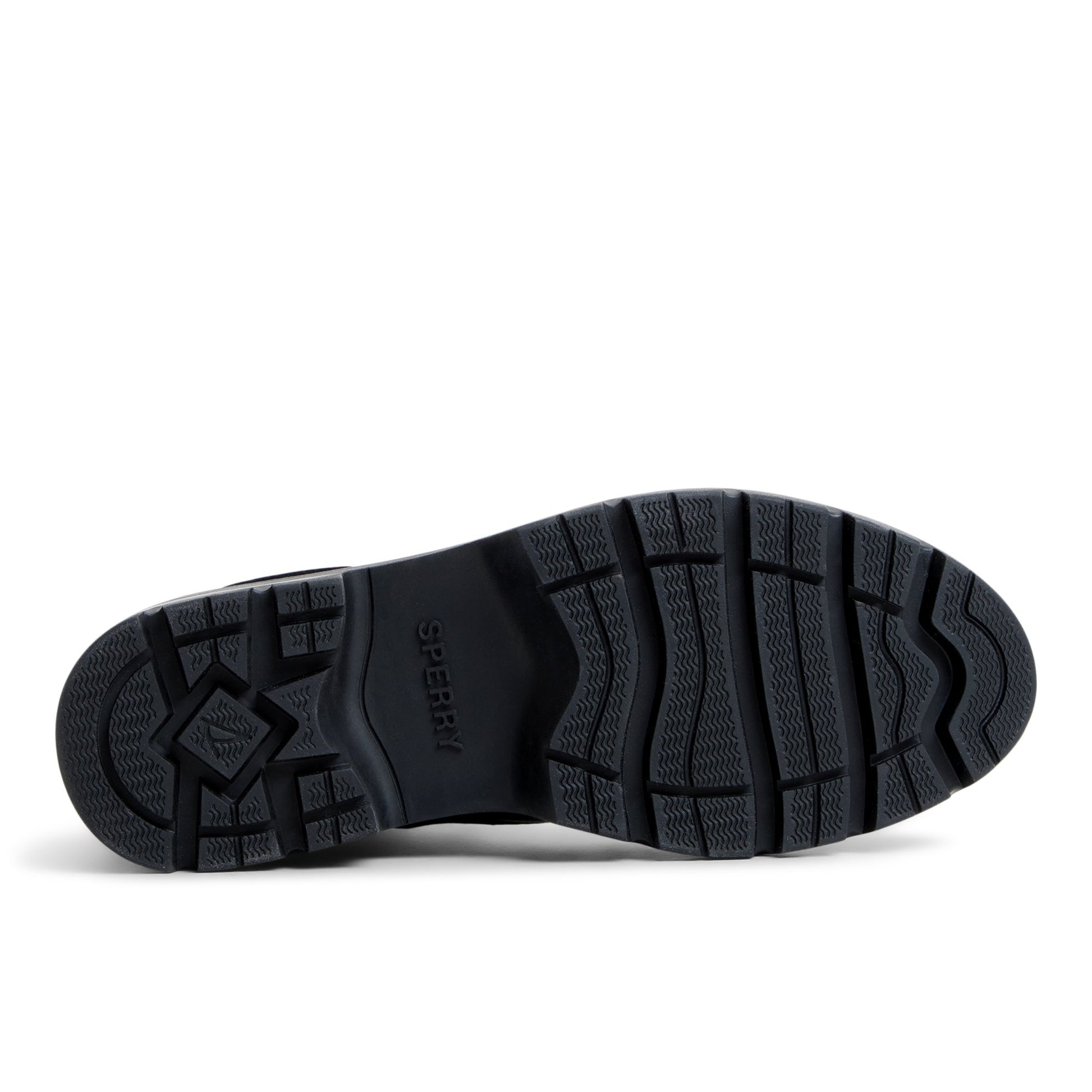 Close-up of the Black Rocky Hiker Boot Ankle Boots