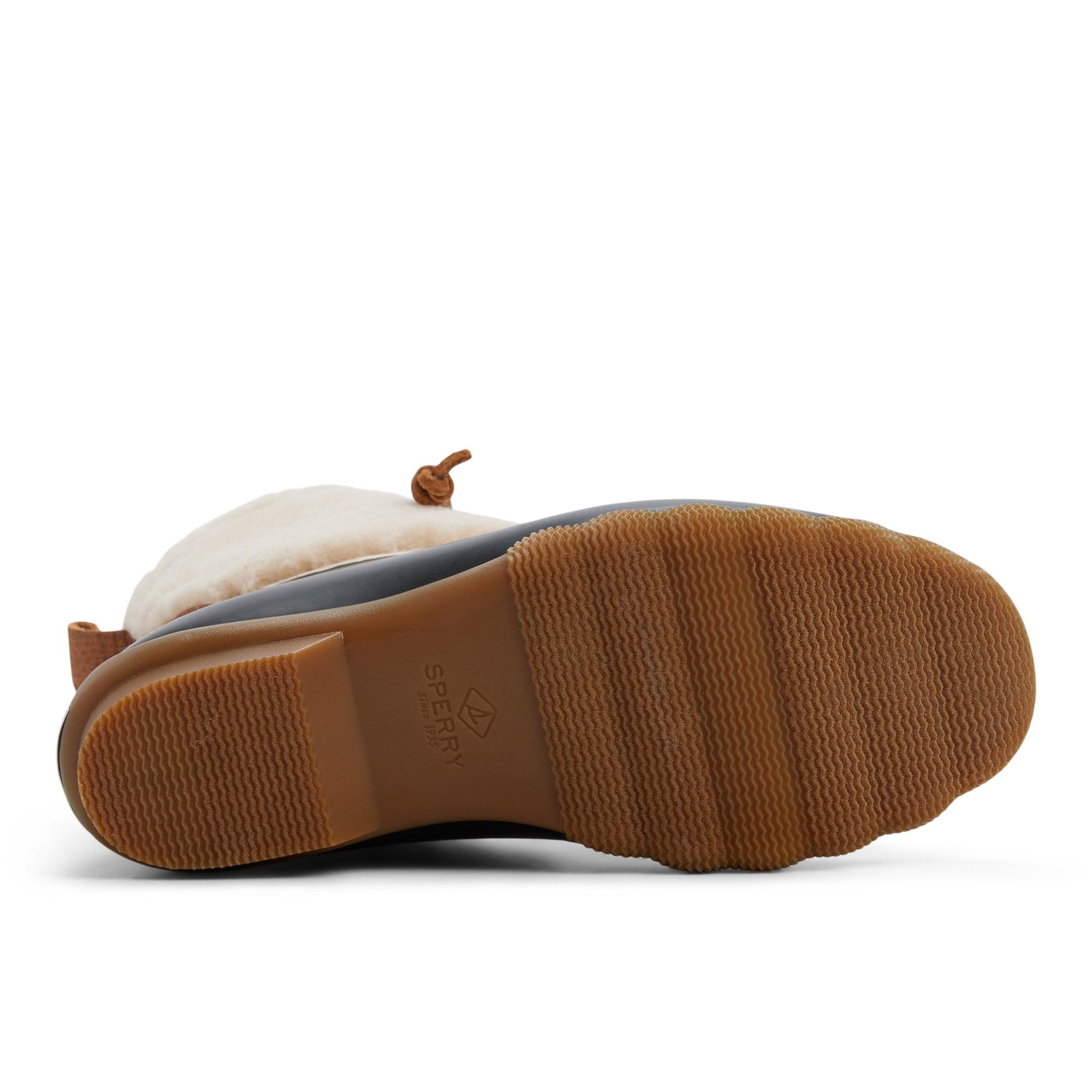 Close-up of the Light brown Saltwater™ Duck Lug Boot Duck Boots