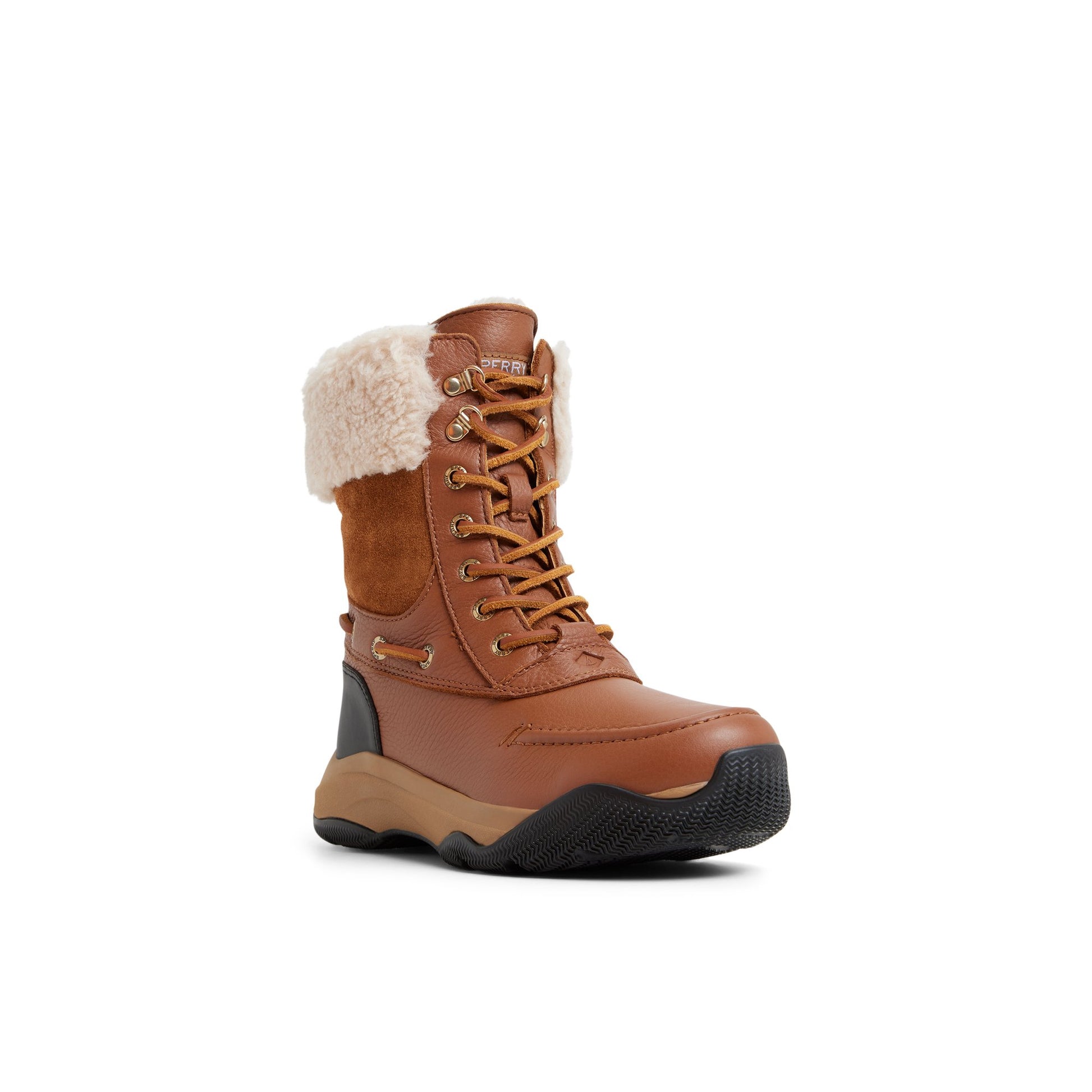 Side view of Light brown Dakota Mid Winter Boots Fall/Winter Boots