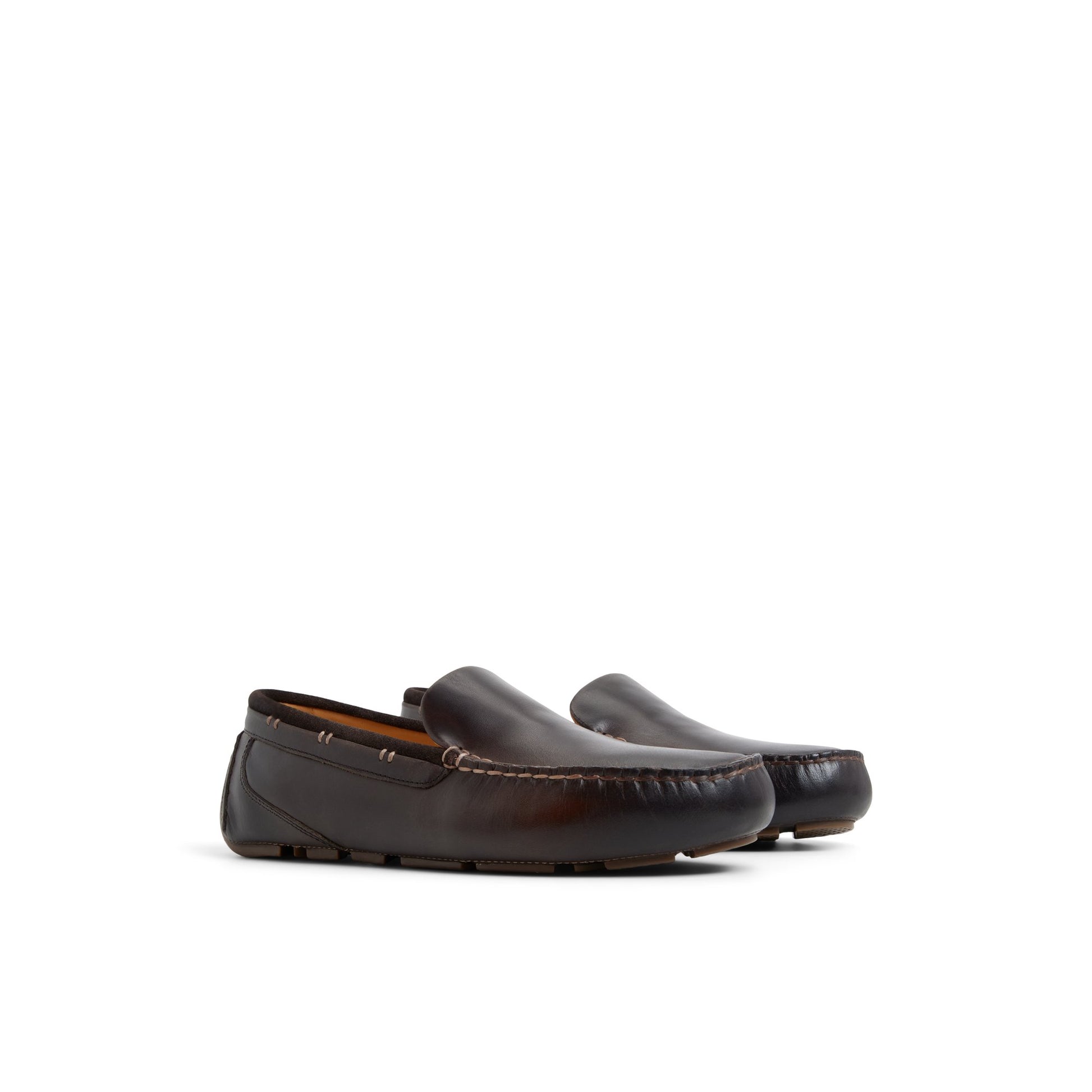 Side view of Charcoal Gold Cup™ Harpswell Venetian Driver Loafer Loafers