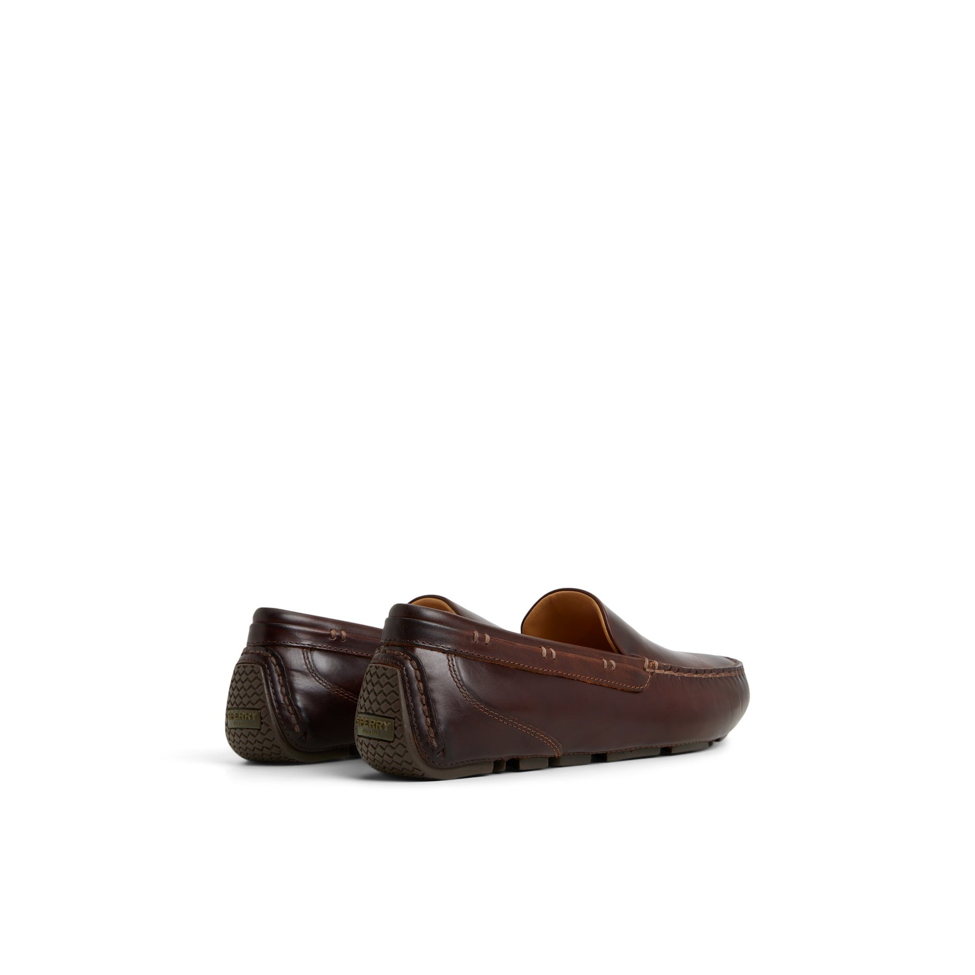 Three-quarter angle of Dark brown Gold Cup™ Harpswell Venetian Driver Loafer Loafers's front side