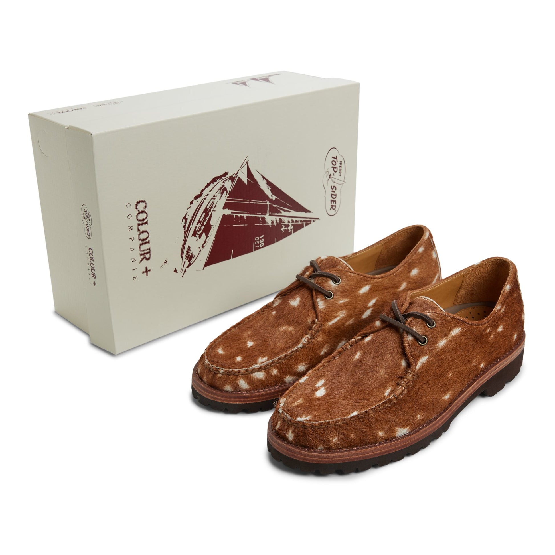 Support produit pour Sperry x Colour Plus Companie Captain's Oxford Vibram Lug