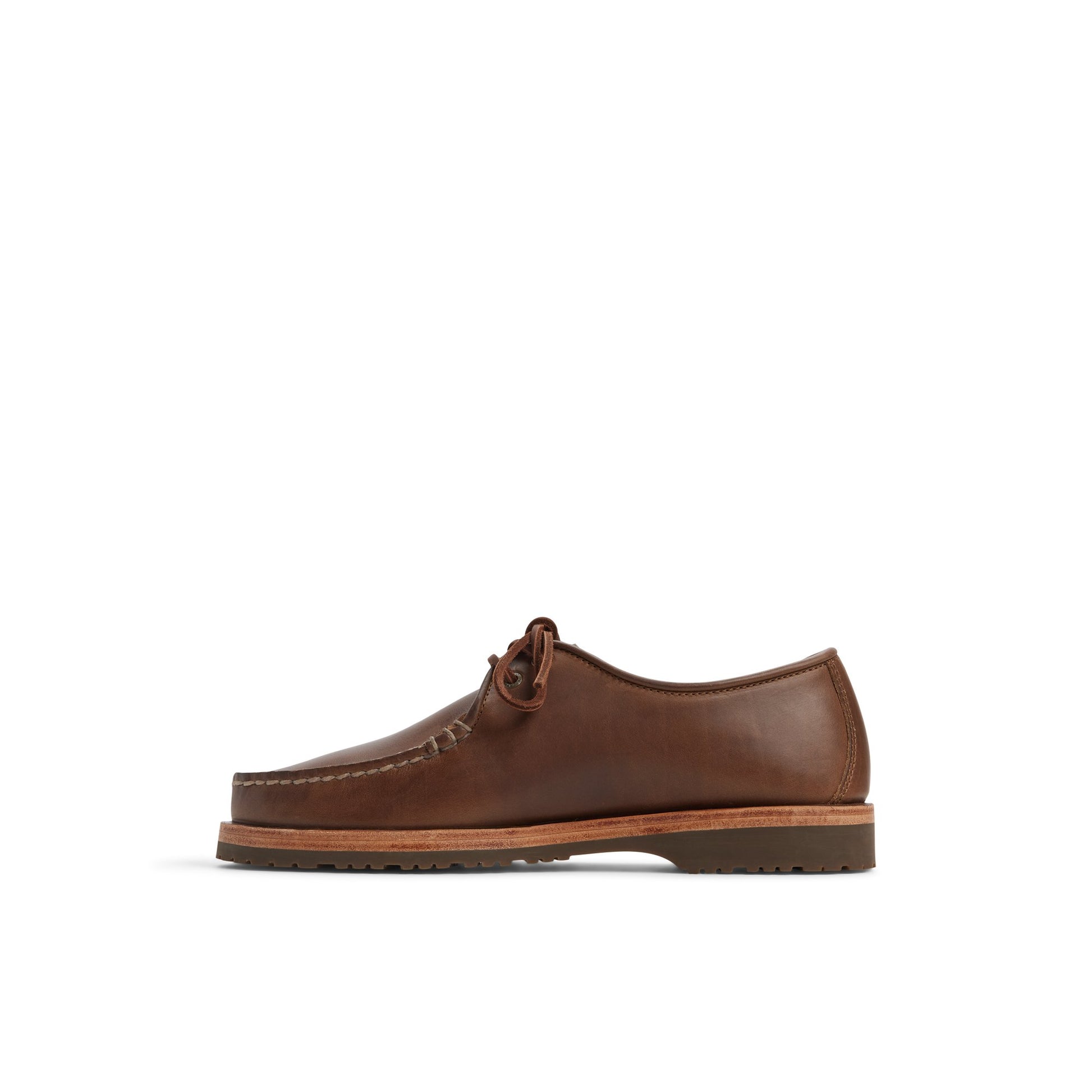 Three-quarter angle of Light brown Sperry x Colbo Captain’s Oxford Captain's Oxford's back side