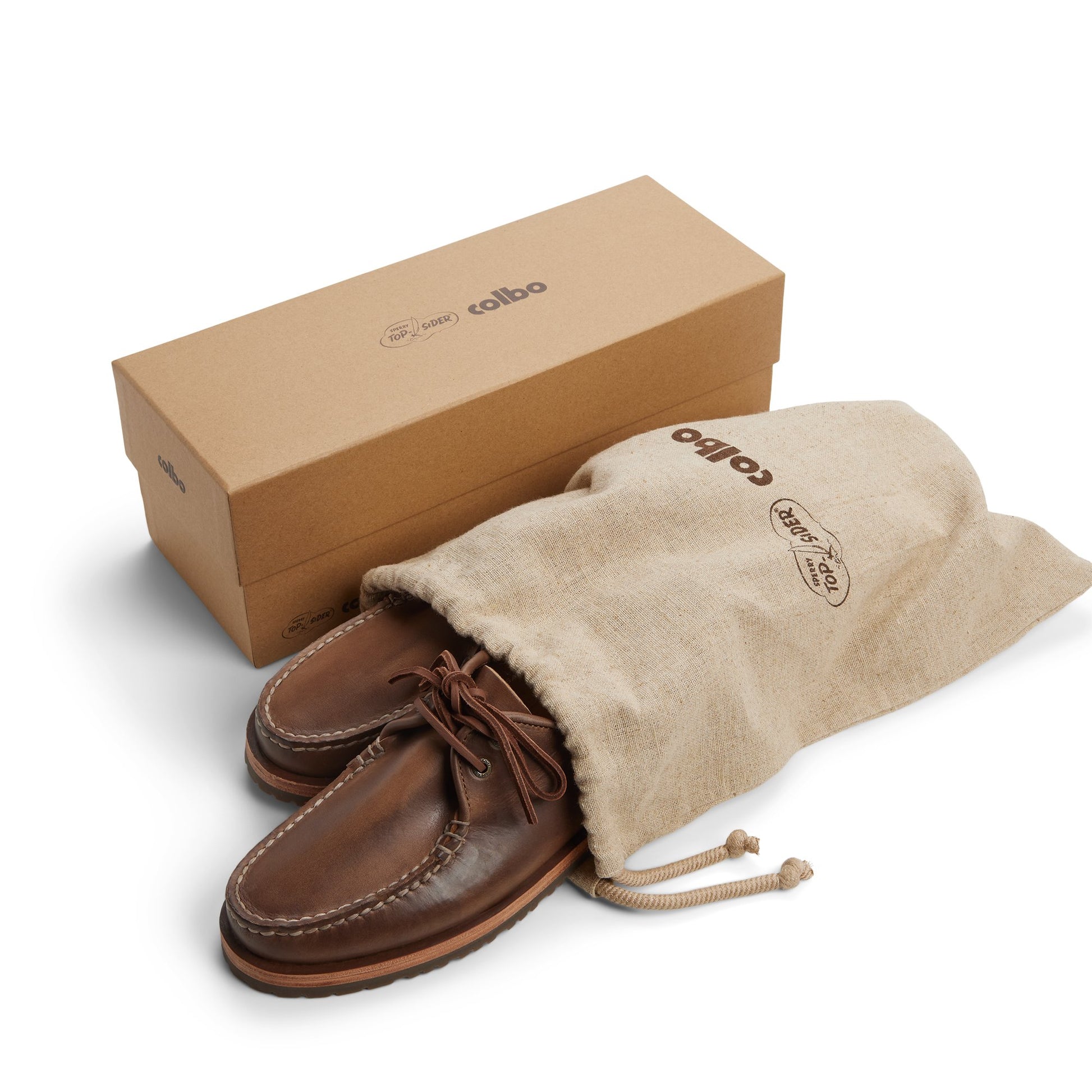 View of Light brown Sperry x Colbo Captain’s Oxford Captain's Oxford's sole
