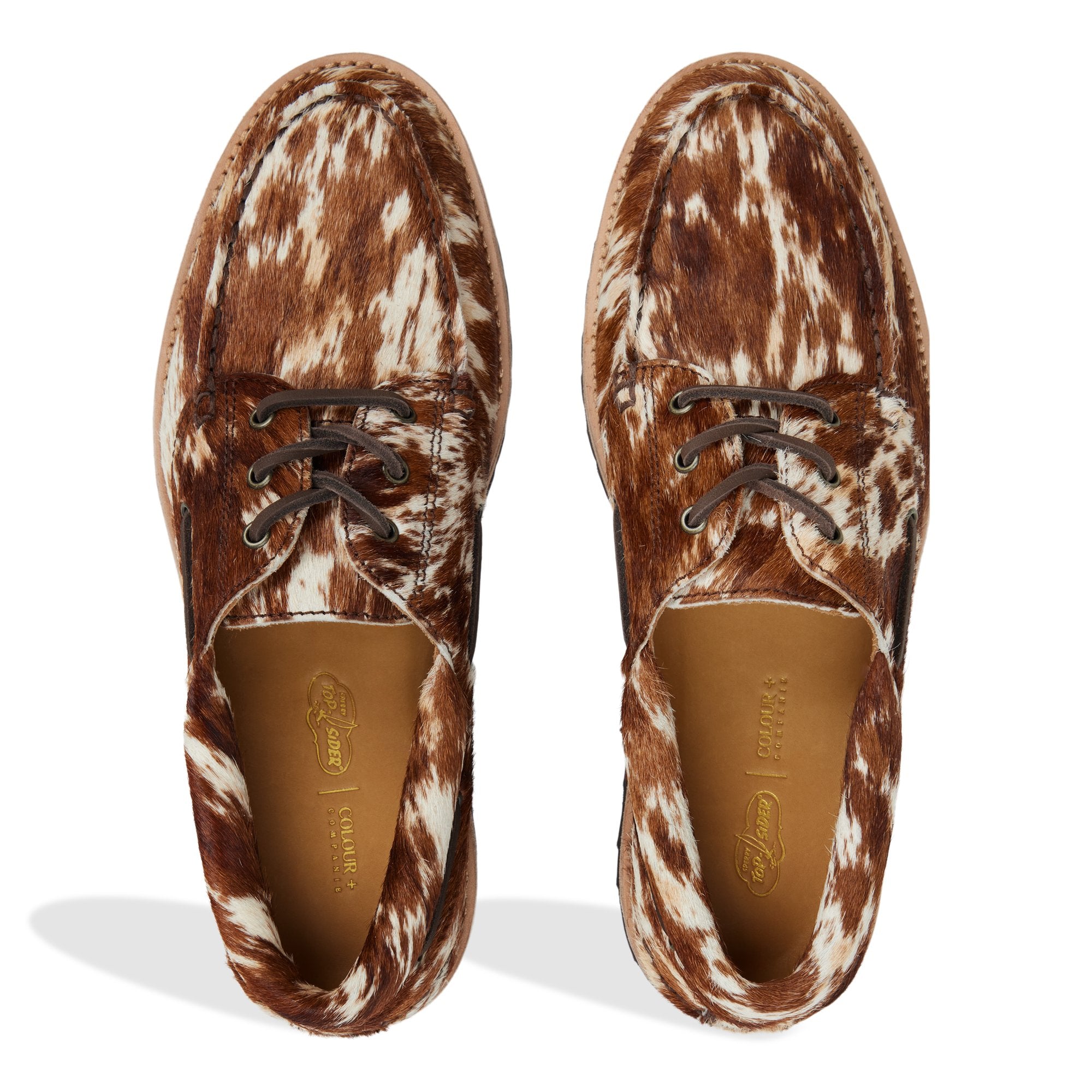 Sperry x Colour Plus Companie 3-Eye Vibram Lug Boat Shoe Tan combo